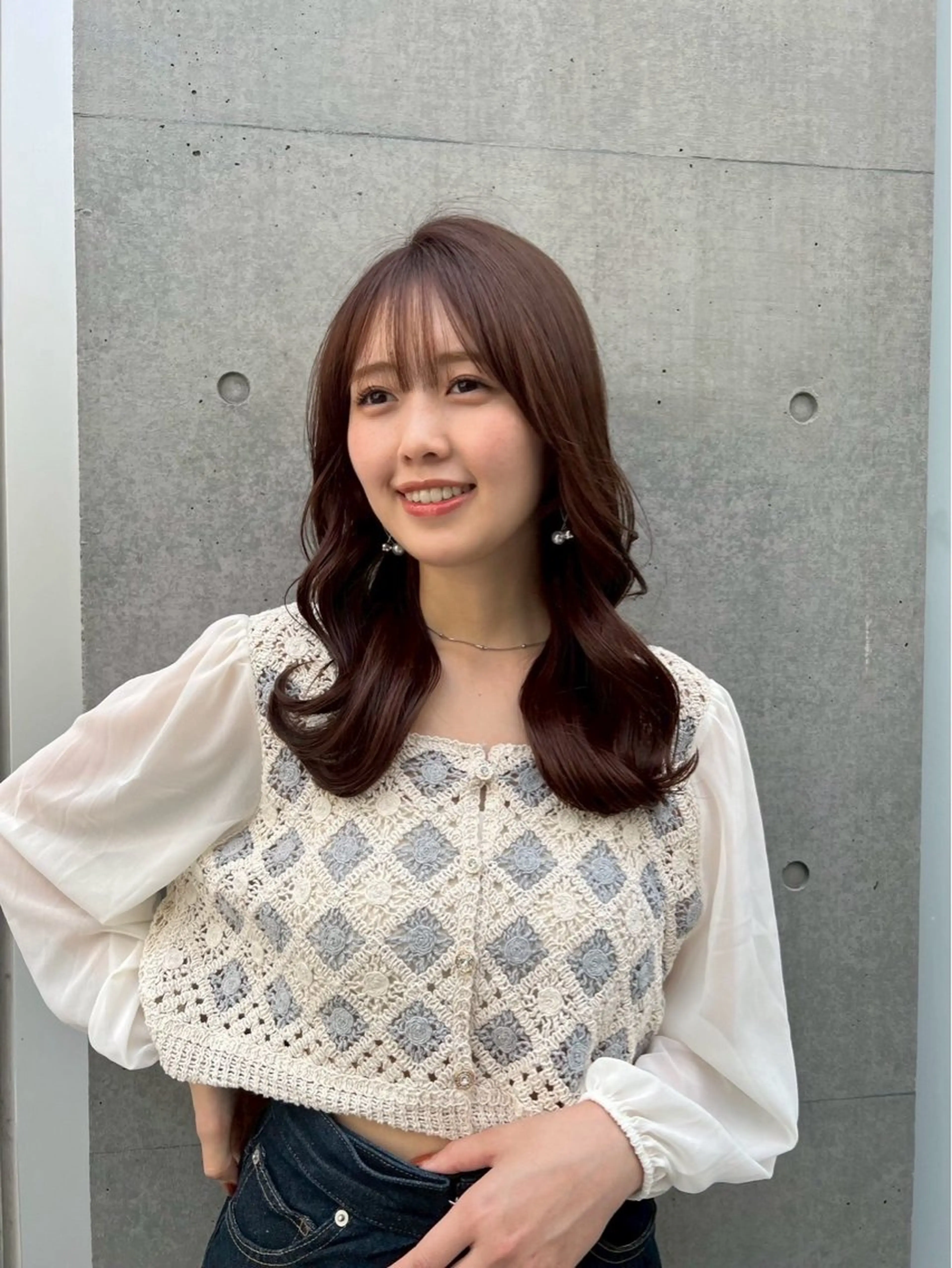 セミロング 髪質改善 カット ヘアカラー トリートメント 新越谷/ボブ 店長shoukiのヘアスタイル