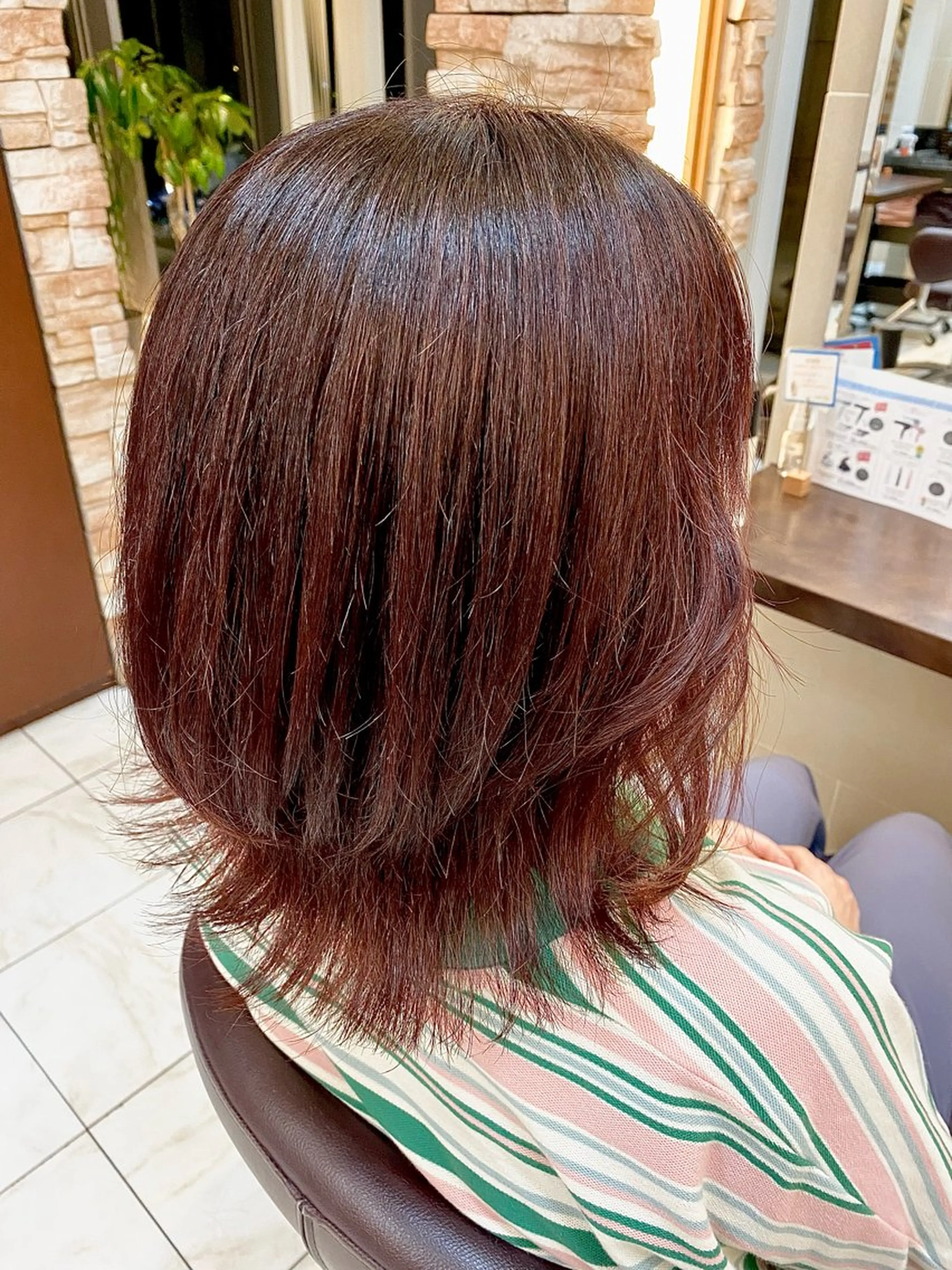 ミディアム ⭐️透明感カラー/ パーマ⭐️宮野翔のヘアスタイル