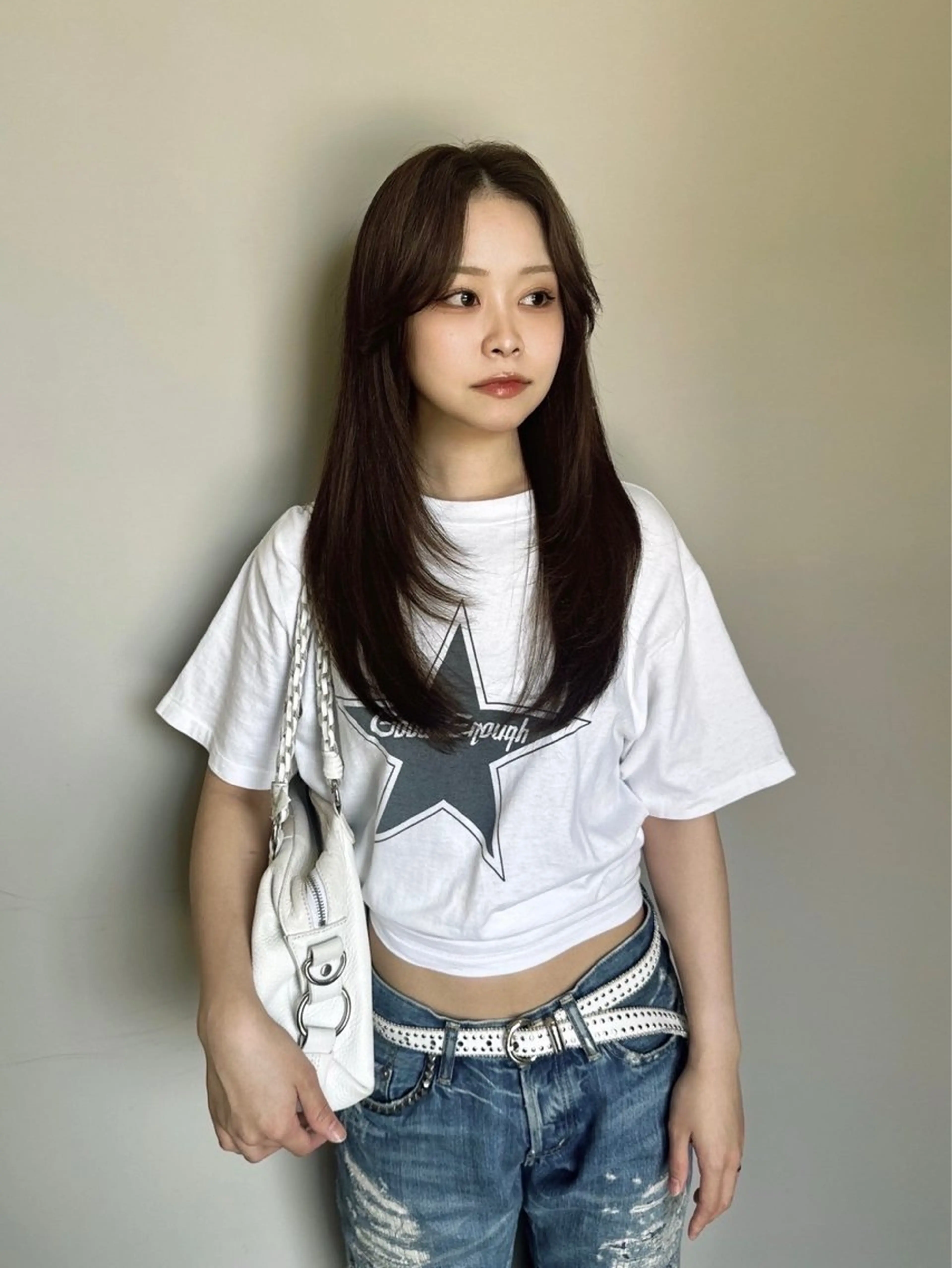 ロング 透明感ダブルカラー/ 諸岡ひばりのヘアスタイル