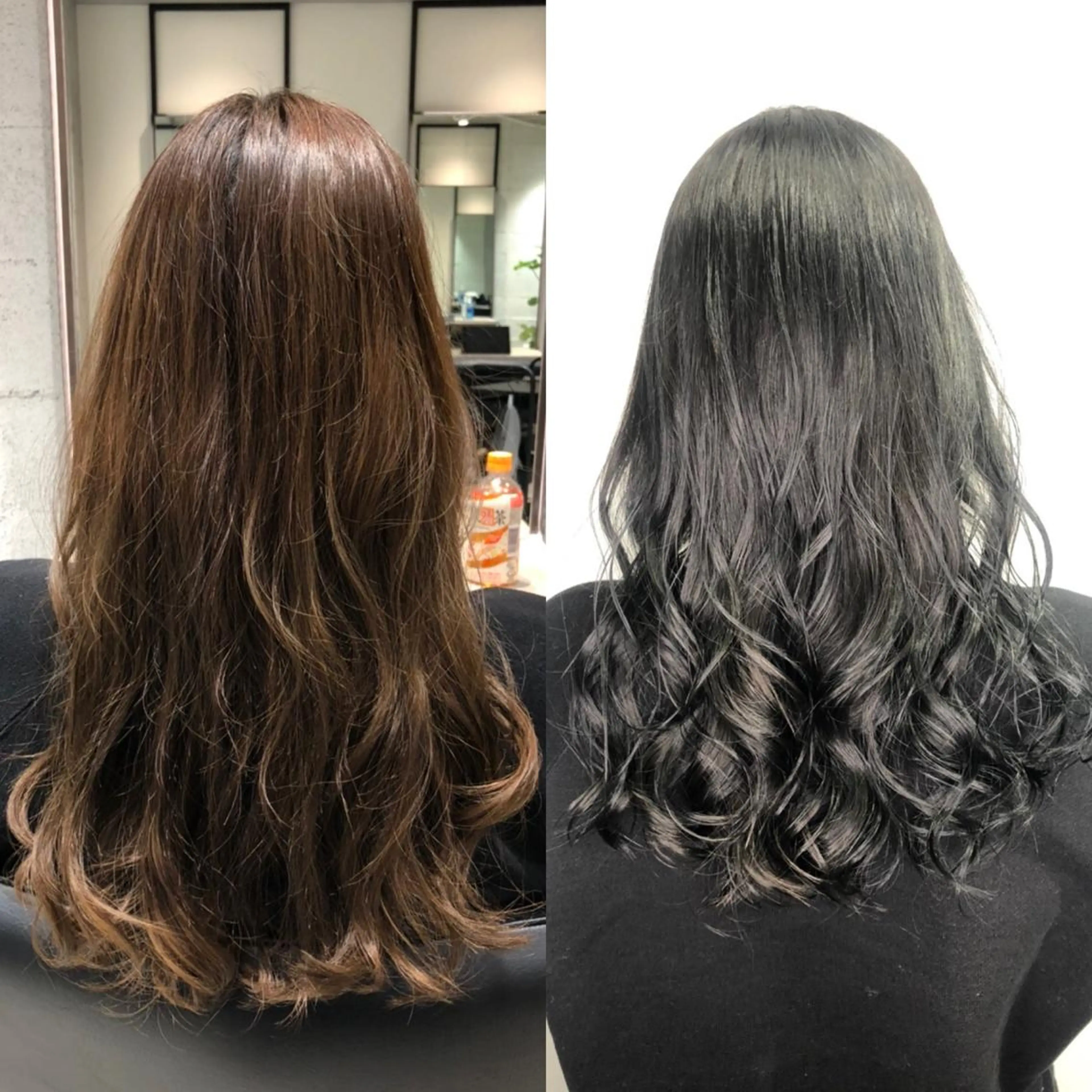 セミロング 髪質改善/縮毛矯正 レイヤー/松川匠のヘアスタイル