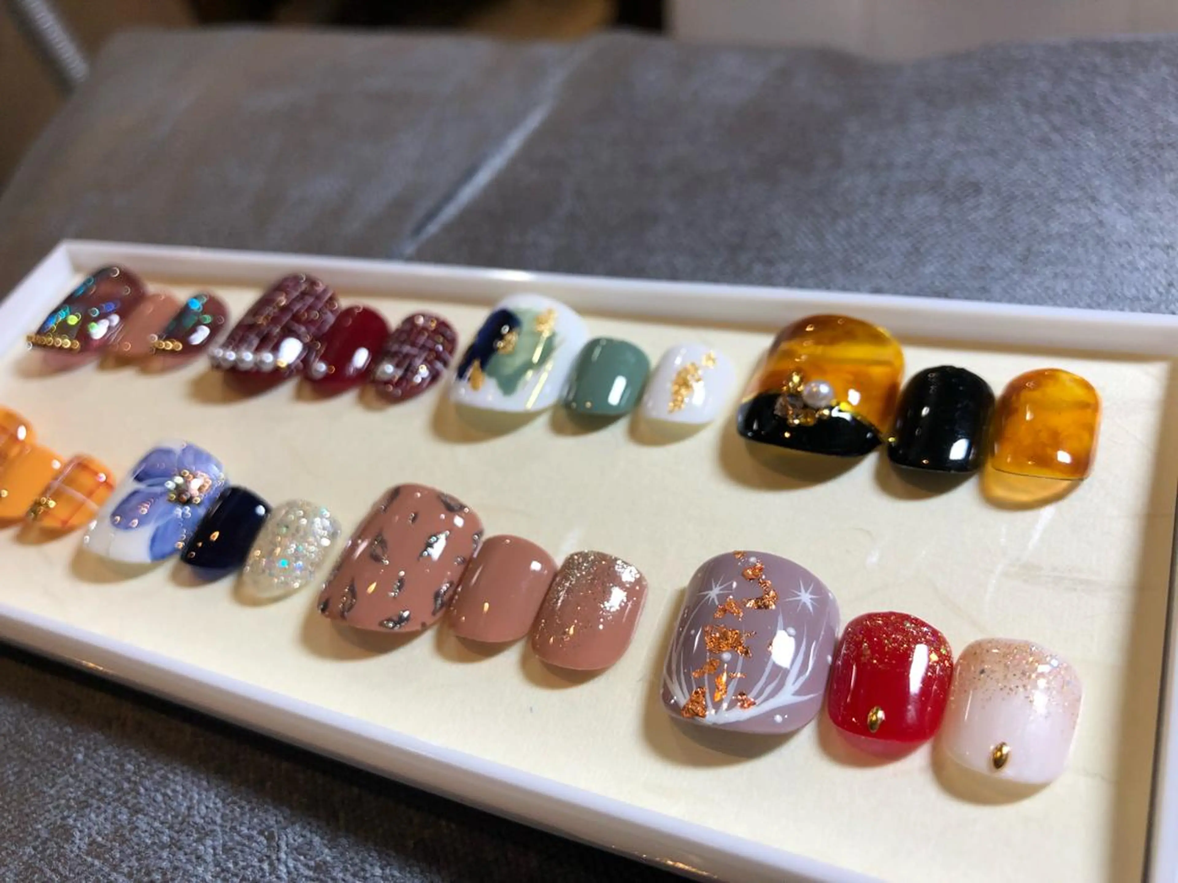 ネイル フットネイル パラジェル lira nailのネイルデザイン