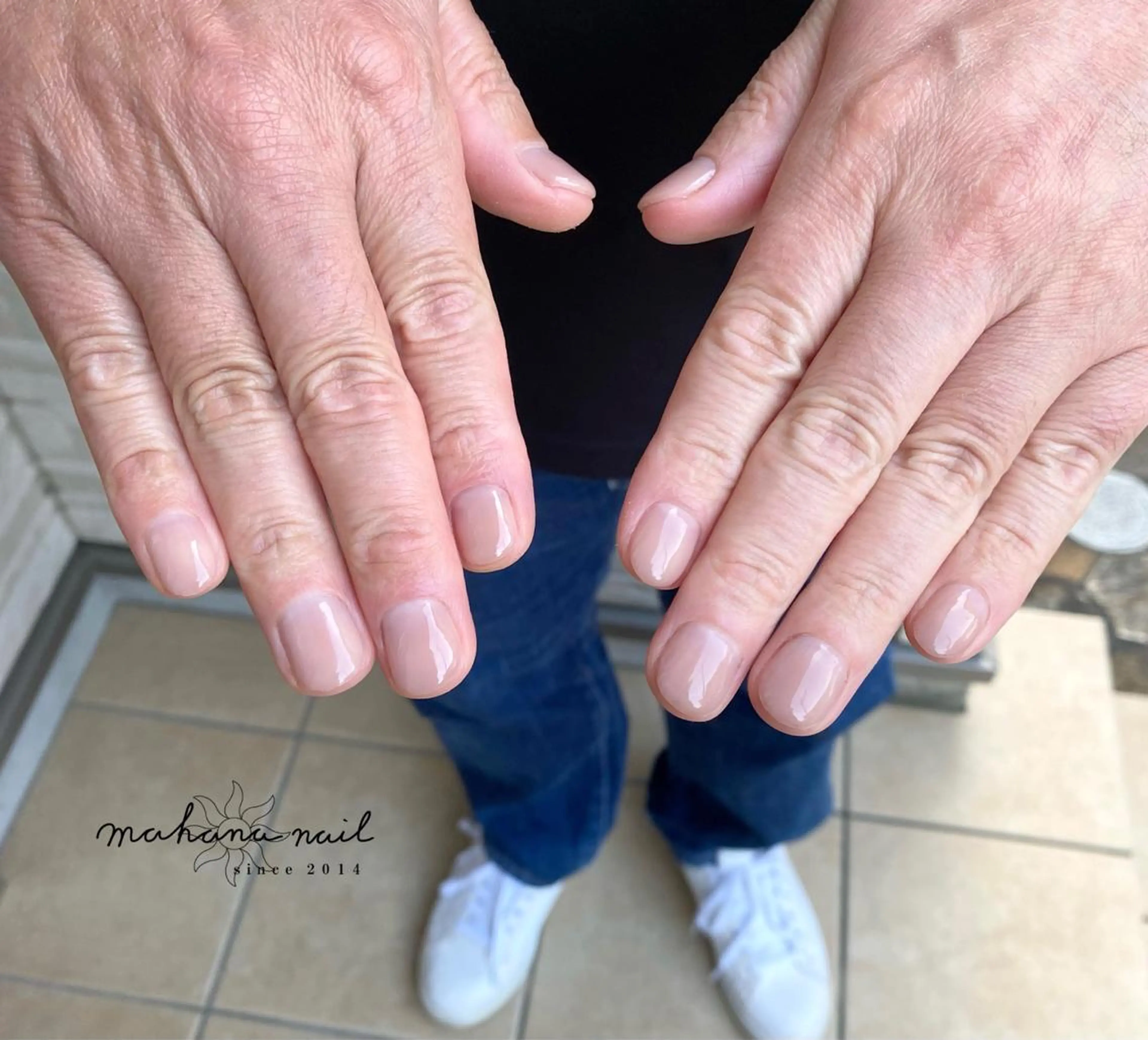 ネイル ワンカラーネイル mahana nailのネイルデザイン