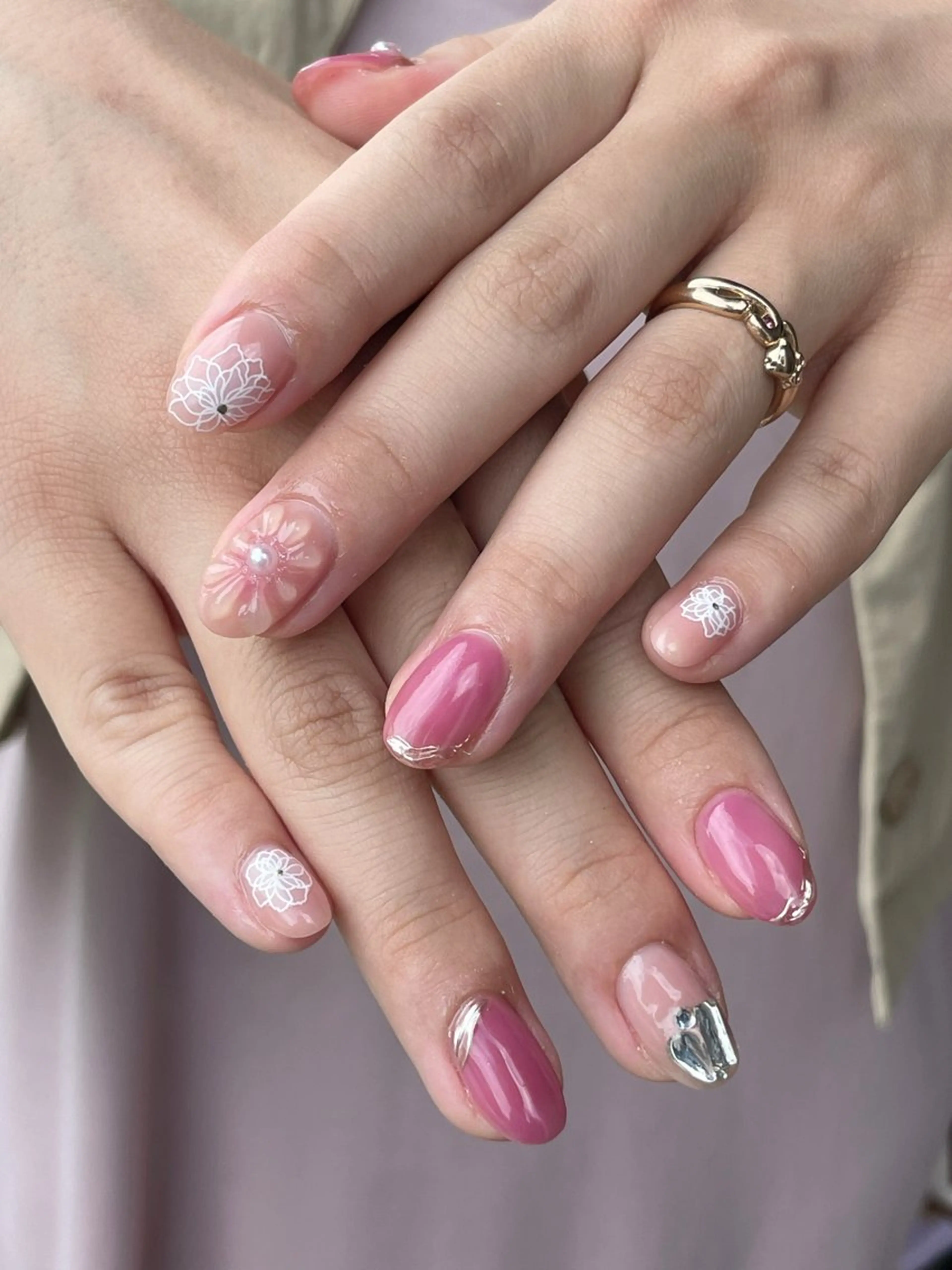 ネイル ブライダルネイル ハンドネイル 〜hau nail〜 YUKIのネイルデザイン