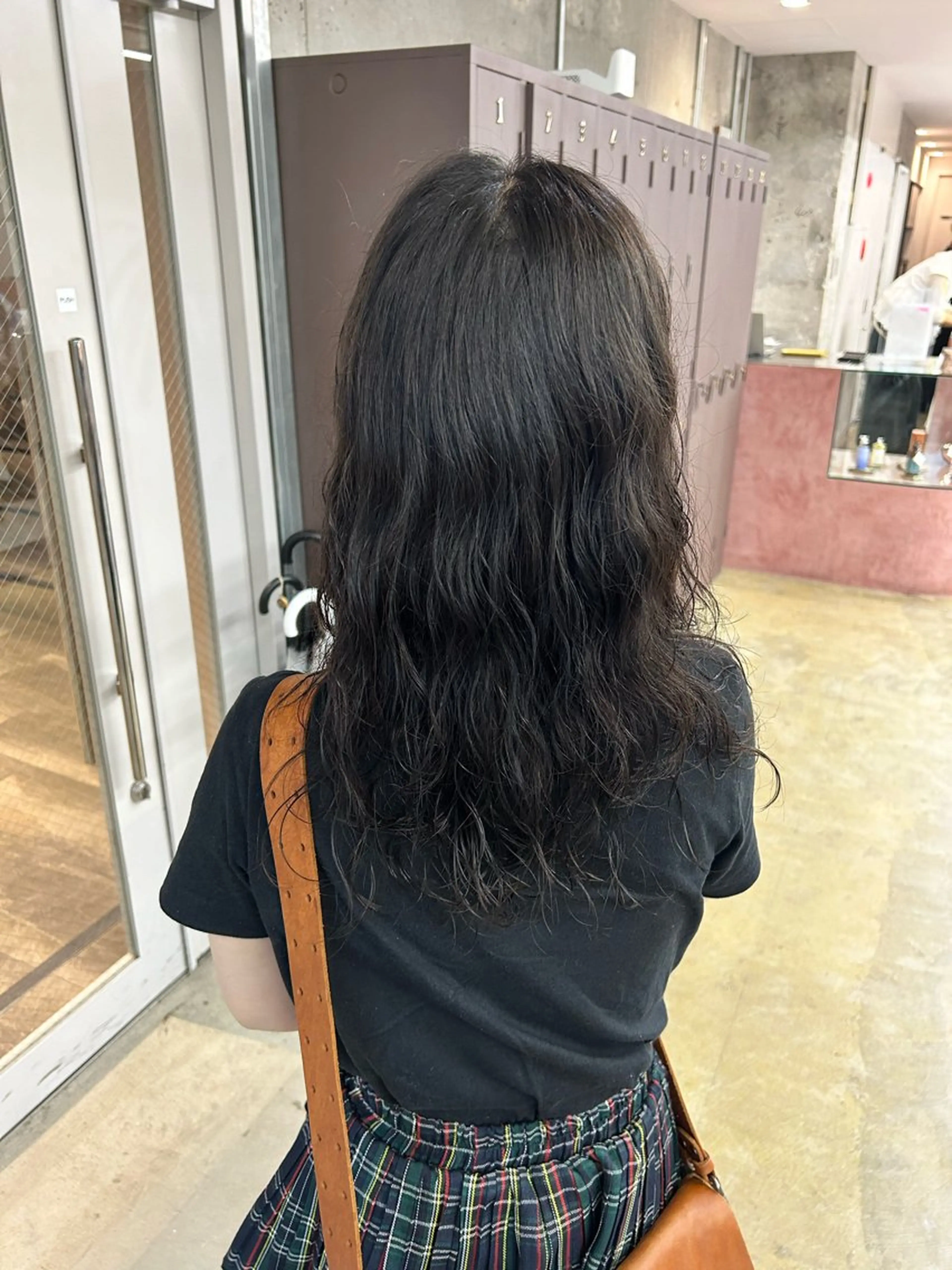 セミロング ヘアカラー トリートメント 松井ゆら/ 酸性ストレート/暖色のヘアスタイル