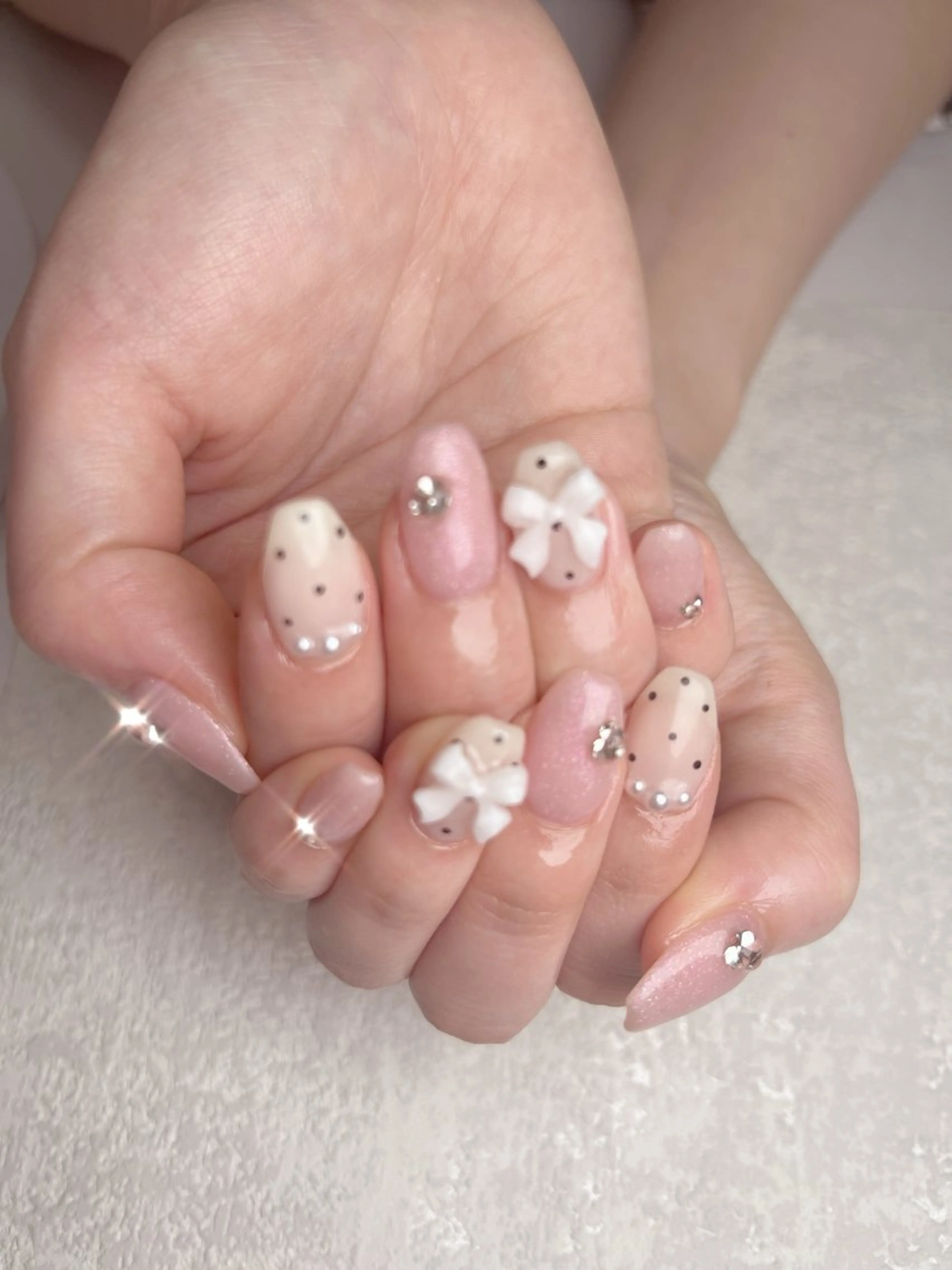 ★40%OFF実施中【NEW】￥8980#定額-ラグジュアリー★一目惚れラブリーネイルの写真