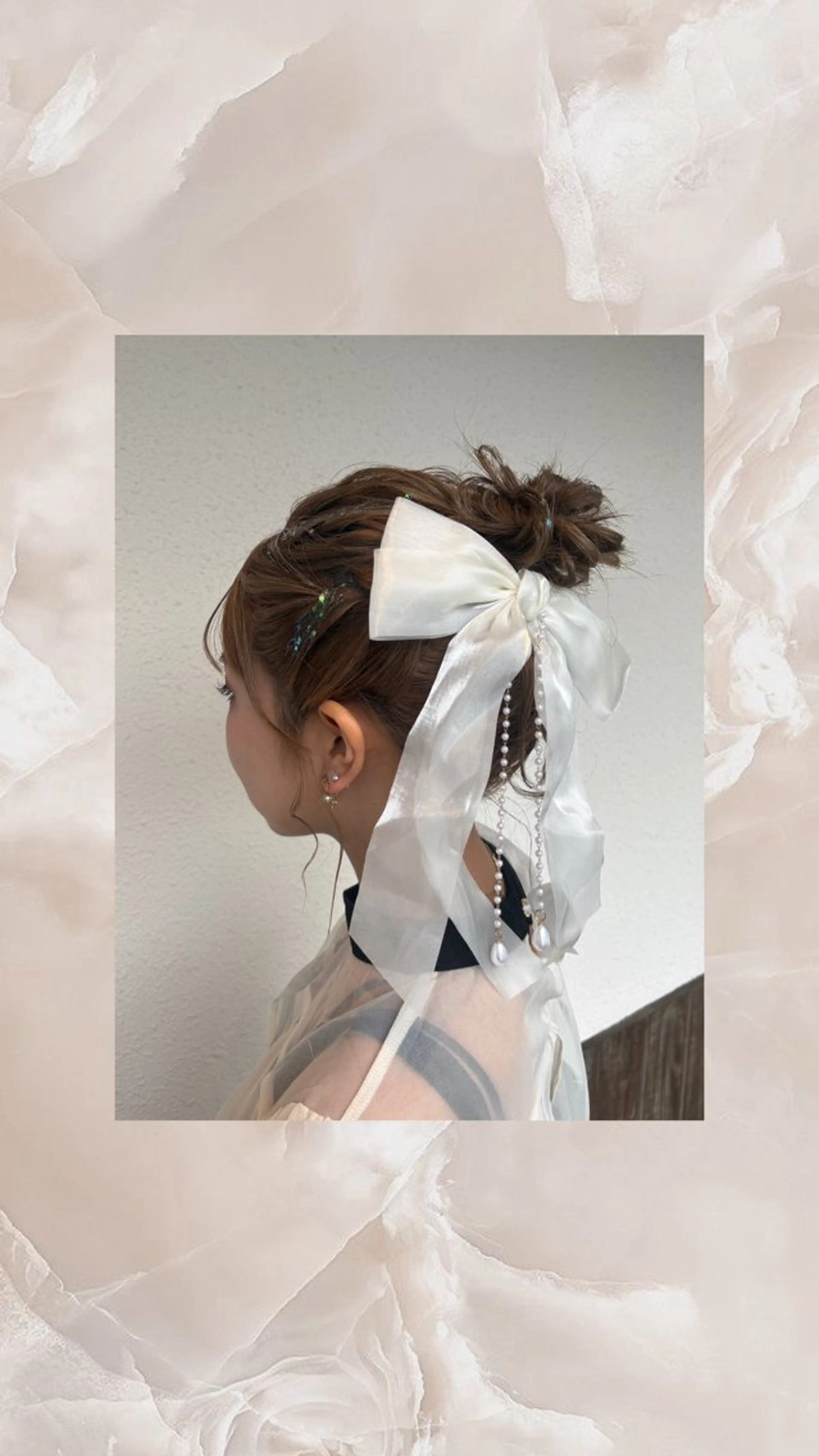 【特別な日のヘアスタイル♪】ヘアアレンジの写真