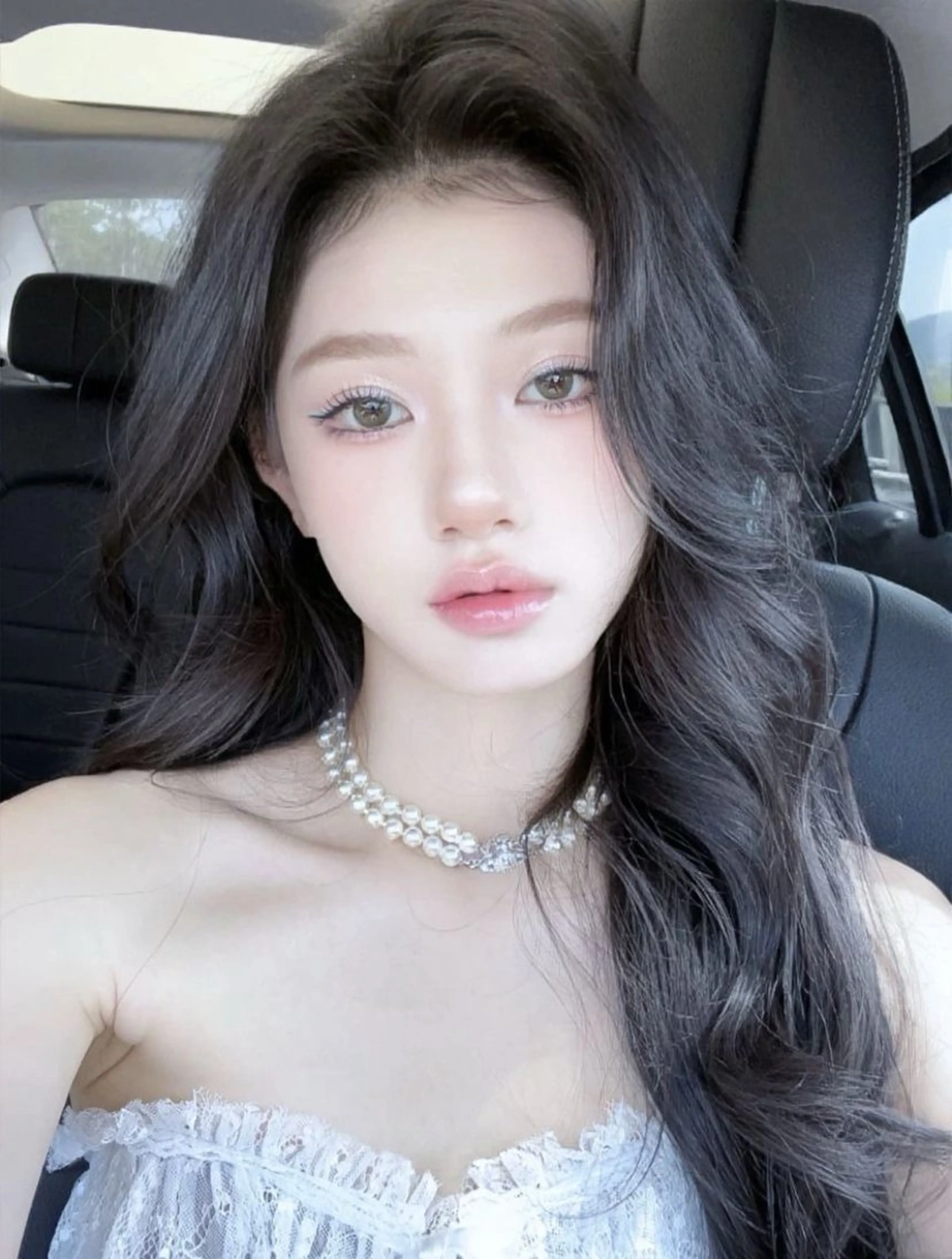 カラー カット ヘアカラー 韓国風暗髪ヘア🤍 🫧MIREIのヘアスタイル