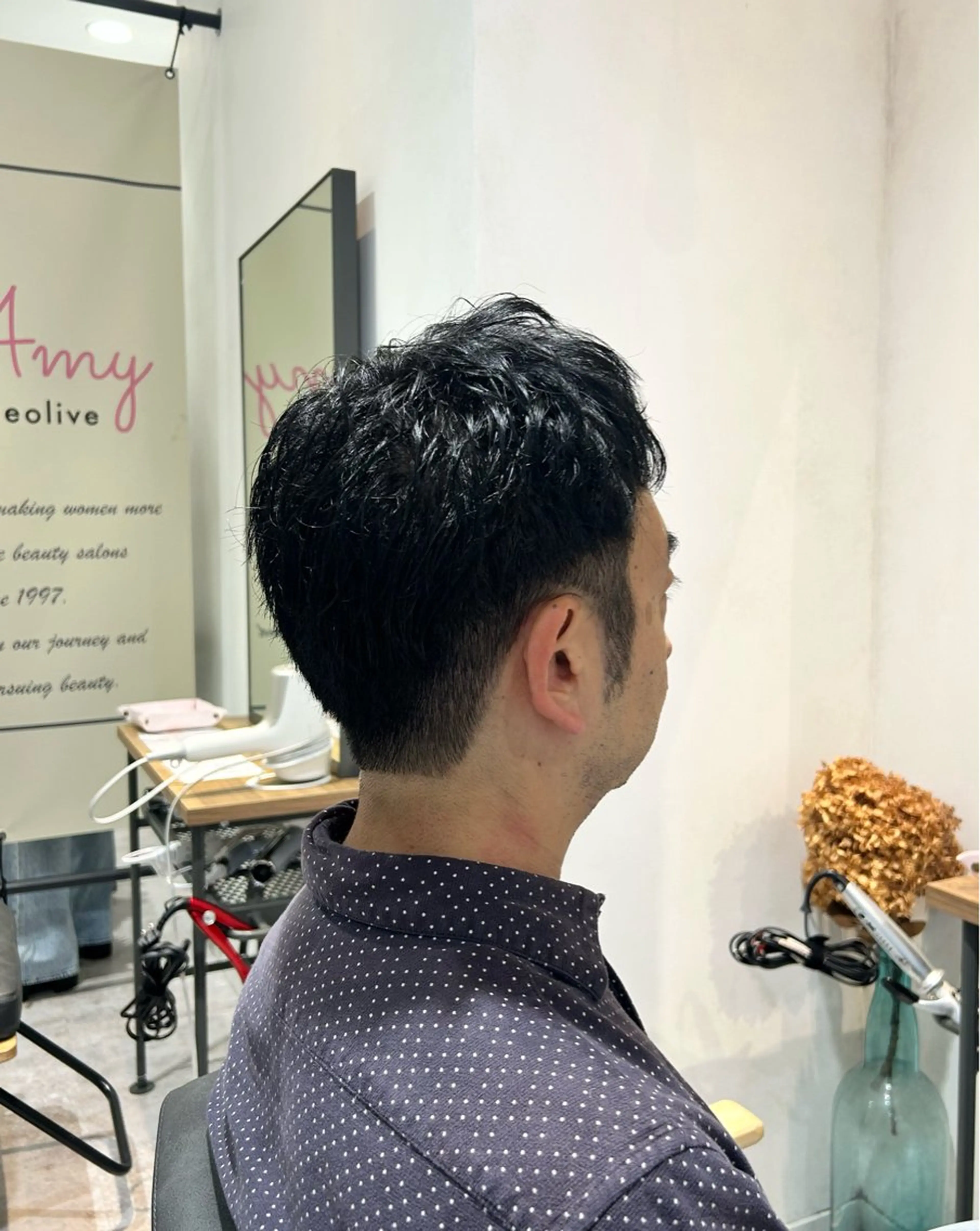 メンズ カット ヘッドスパ センターパート/ メンズ特化/日向🔥のヘアスタイル
