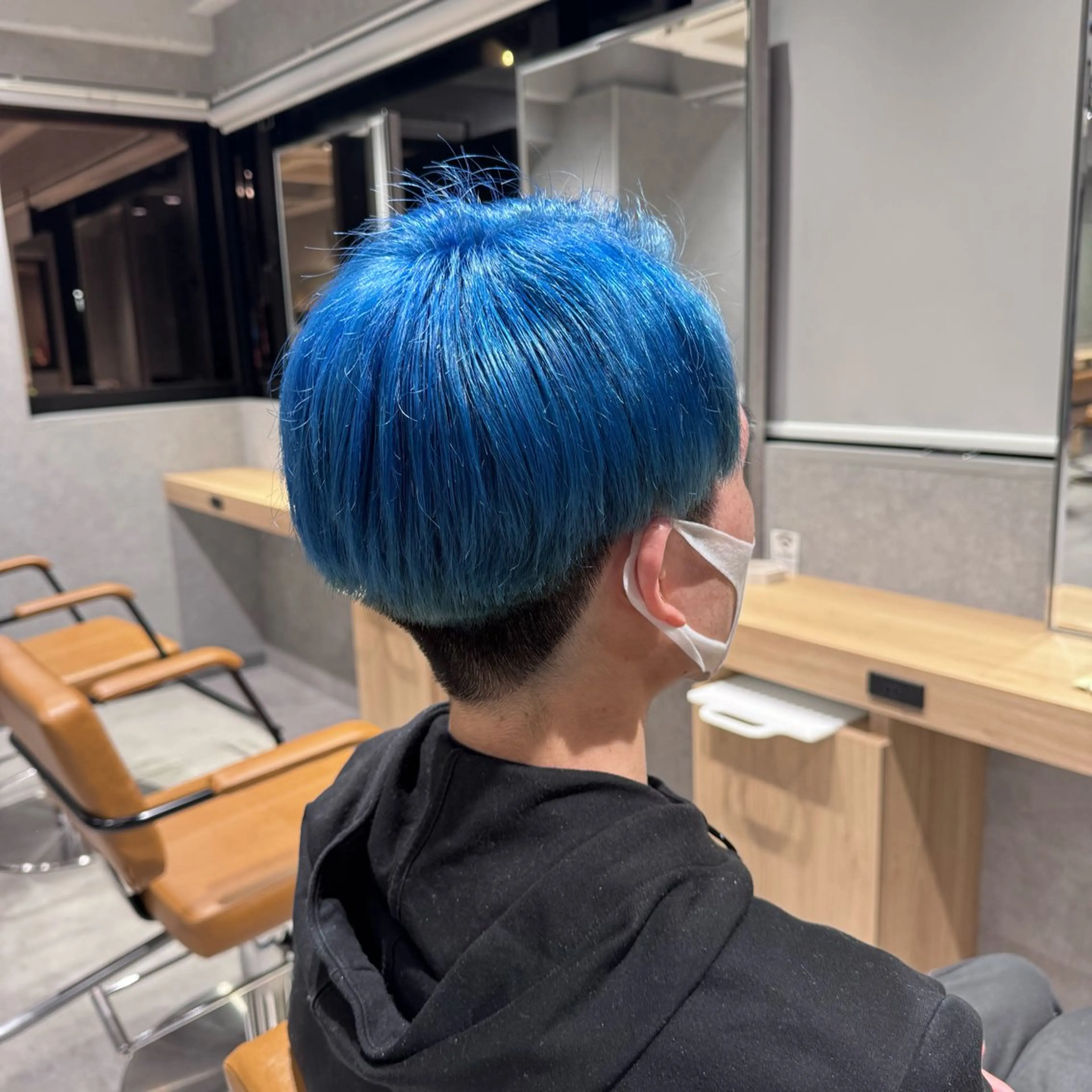 カラー メンズ メンズハイトーン ブルーカラー ハイトーンカラー PELE SAKAE /Sayakaのヘアスタイル