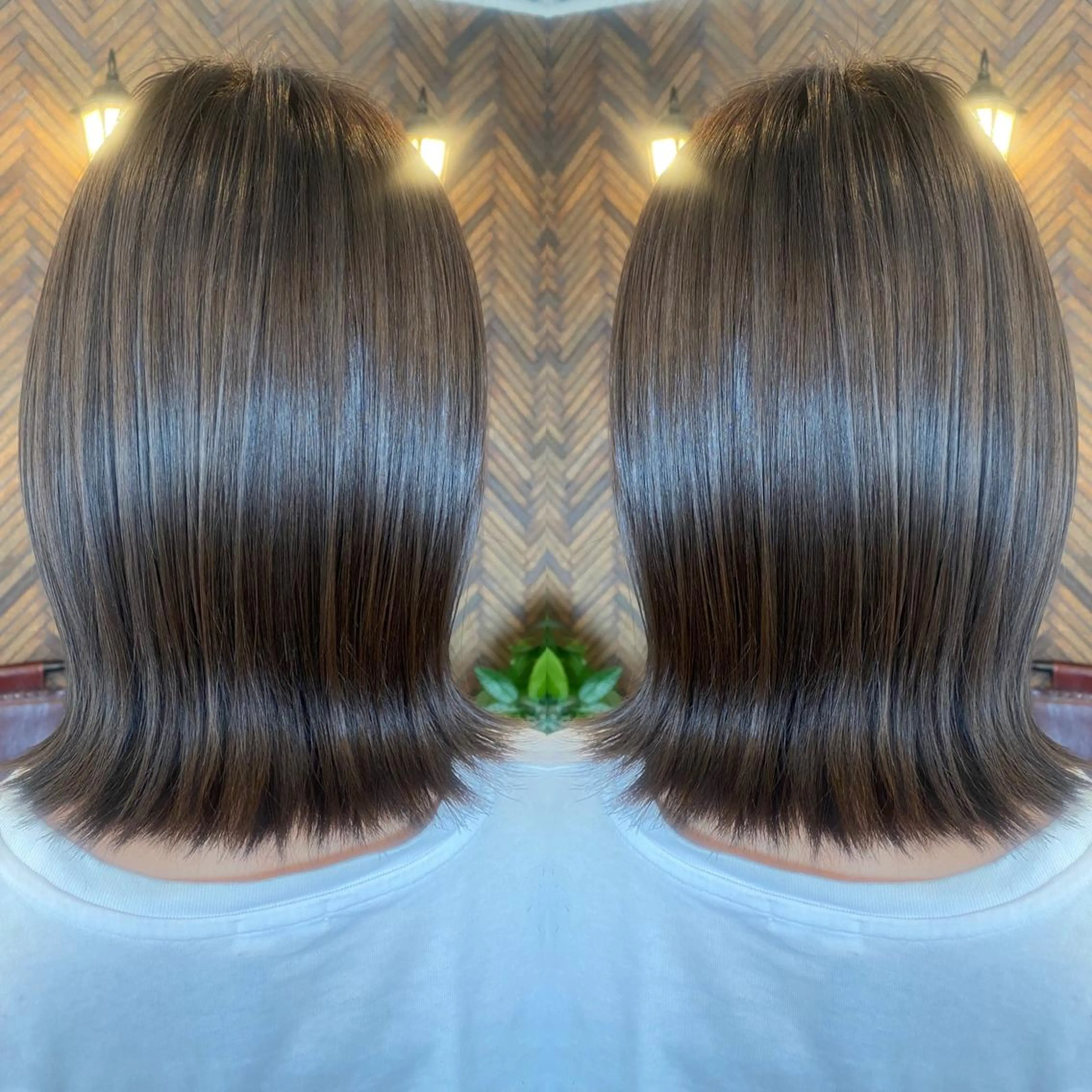 ミディアム カラー カット トリートメント tocca 💜石田愛結💜のヘアスタイル