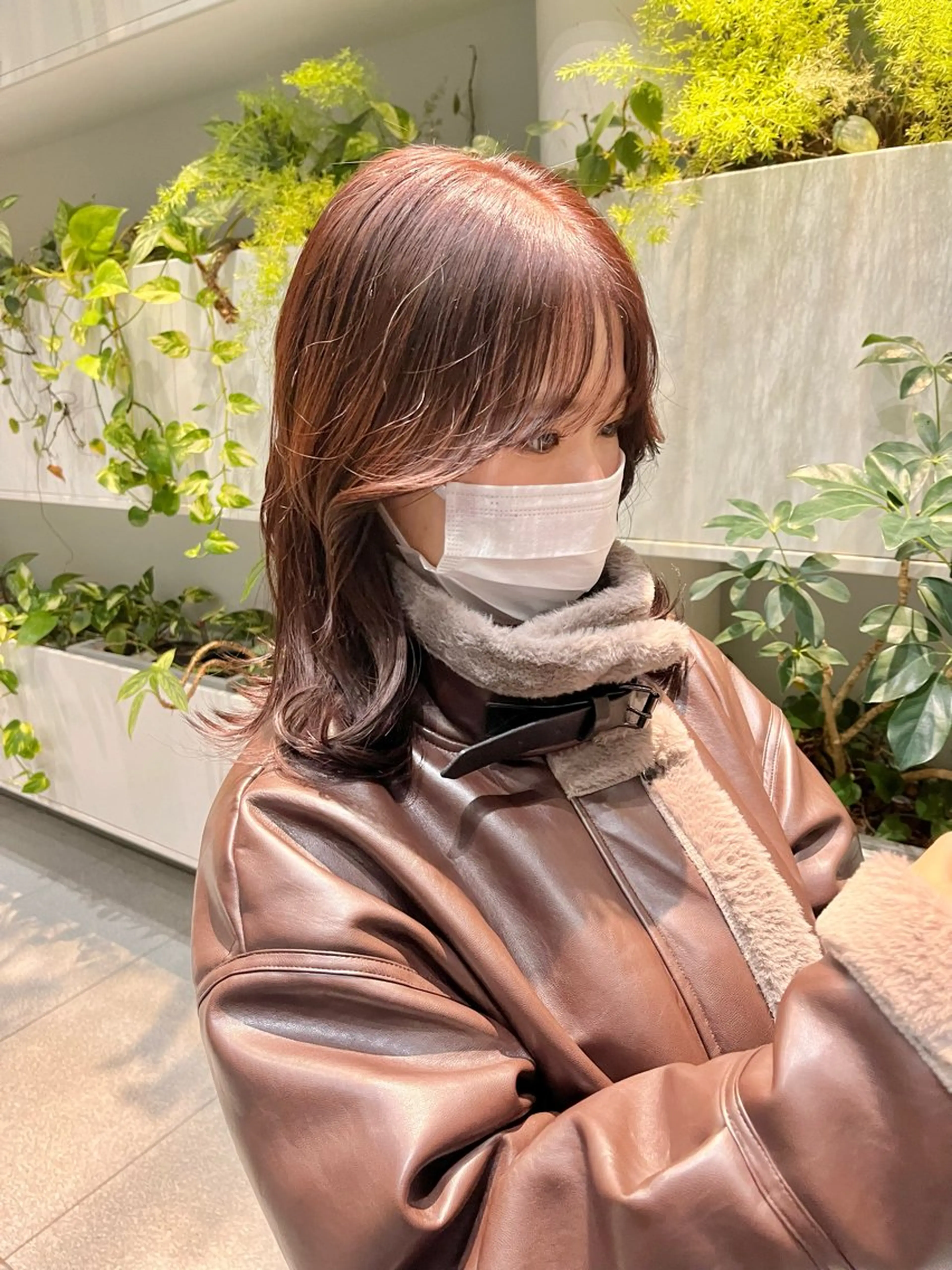 ミディアム カラー ブラウンカラー ラベンダーカラー ピンクカラー 韓国風ヘア カット ヘアセット くさかみさき🌼暖色 /耳つぼ/オタク🌼のヘアスタイル