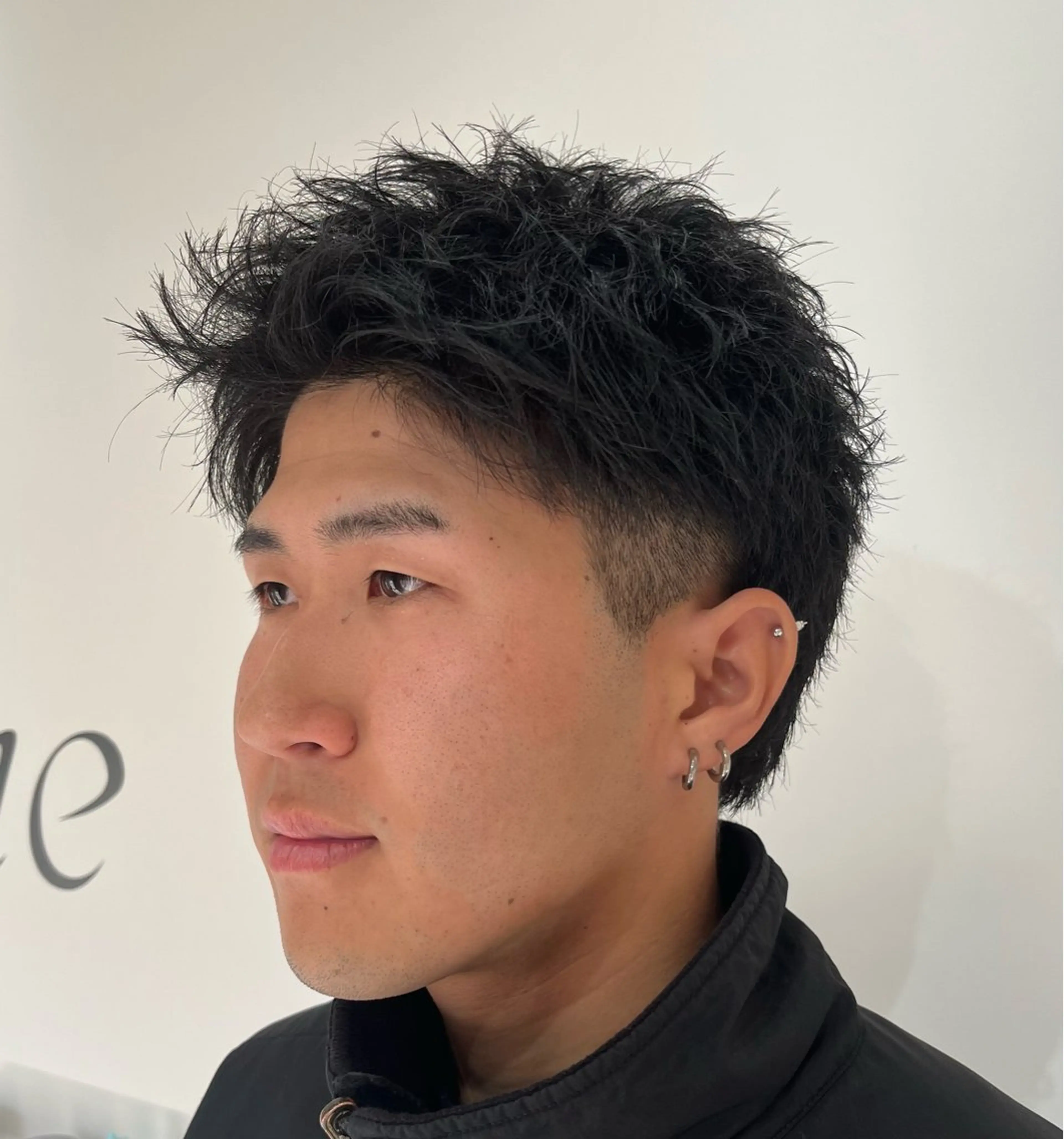 ショート メンズ アップバング メンズショート ショートヘア カット トリートメント 【店長】メンズ職人 短髪　ハイトーン🔥のヘアスタイル