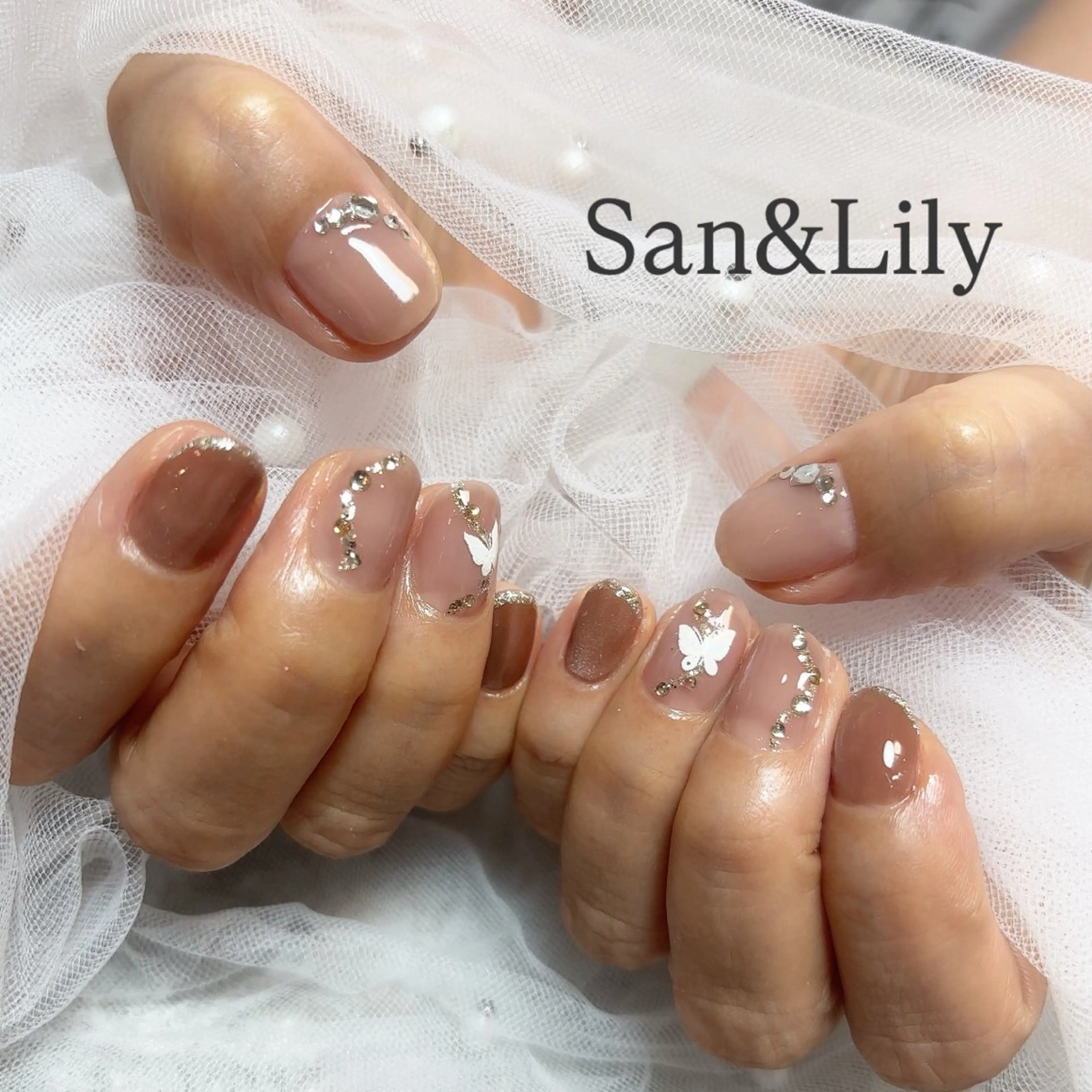 ネイル ハンドネイル San＆Lily madokaのネイルデザイン