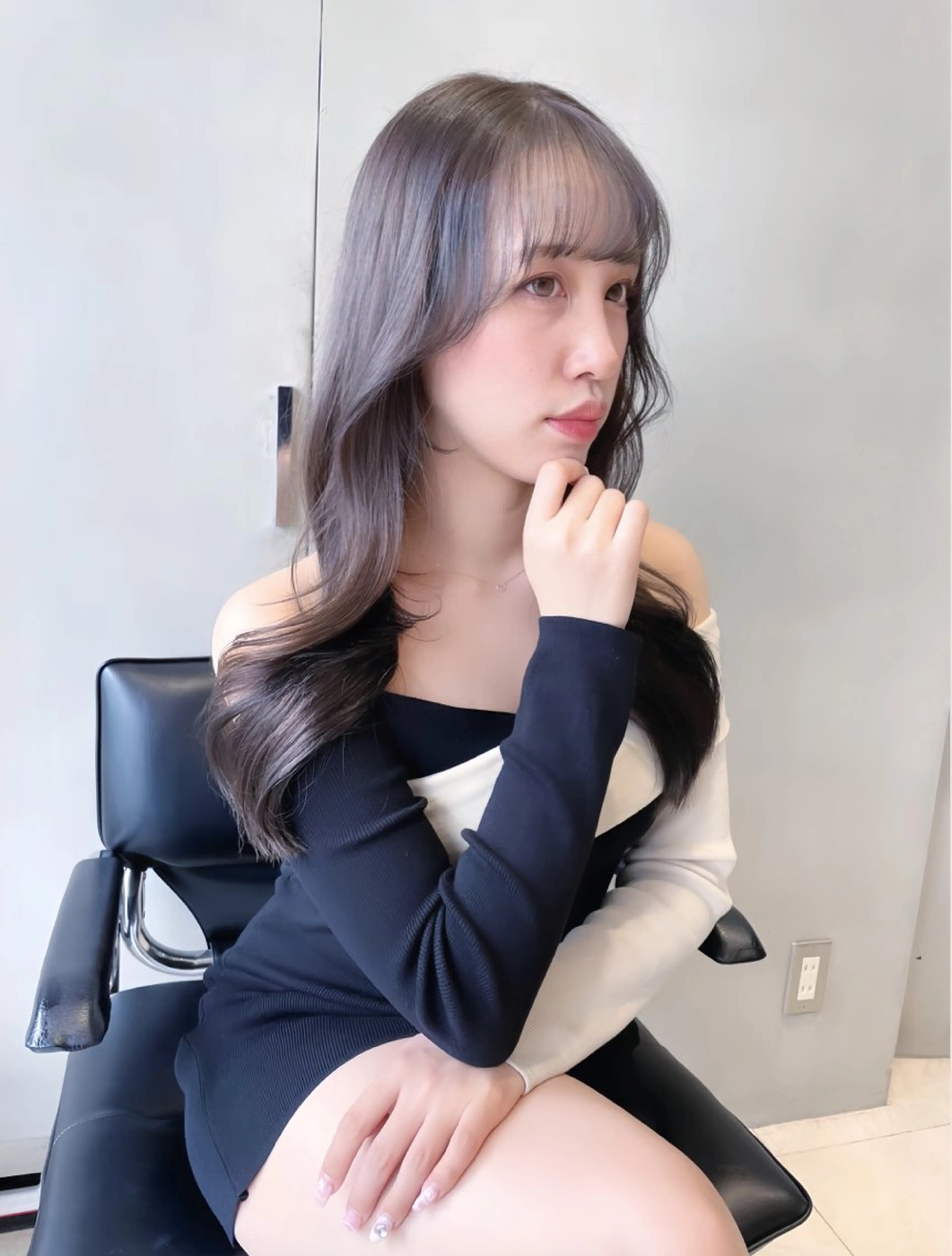 🌙小顔矯正カット＋ダメージレスケアブリーチ＋透明感カラー🌙の写真