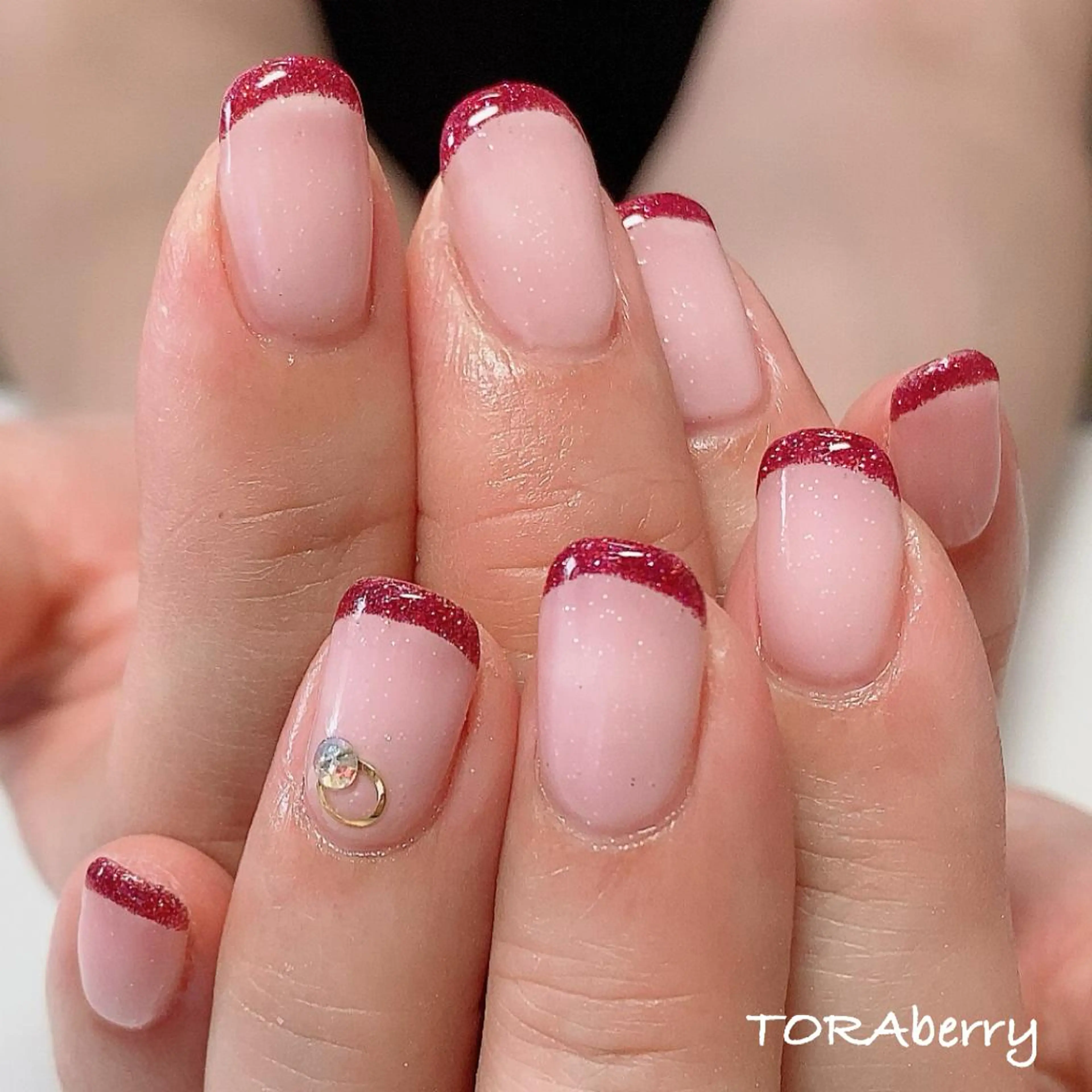 ネイル ラメ(グリッター) ハンドネイル ネイリスト なつみのネイルデザイン