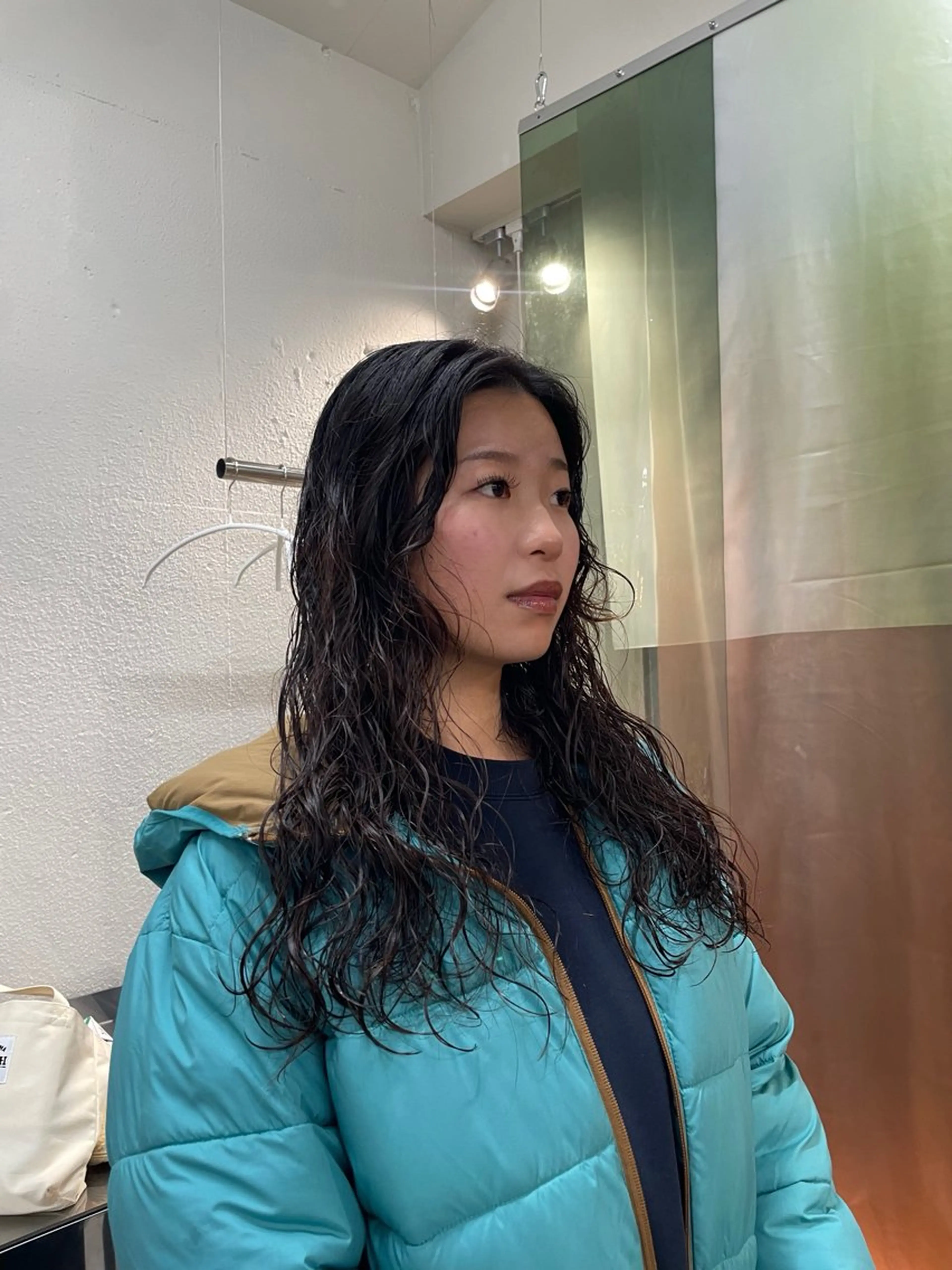 ロング パーマ パーマ ﾁｶｼﾂ.ｾﾞﾝ/ ﾌｳｶのヘアスタイル