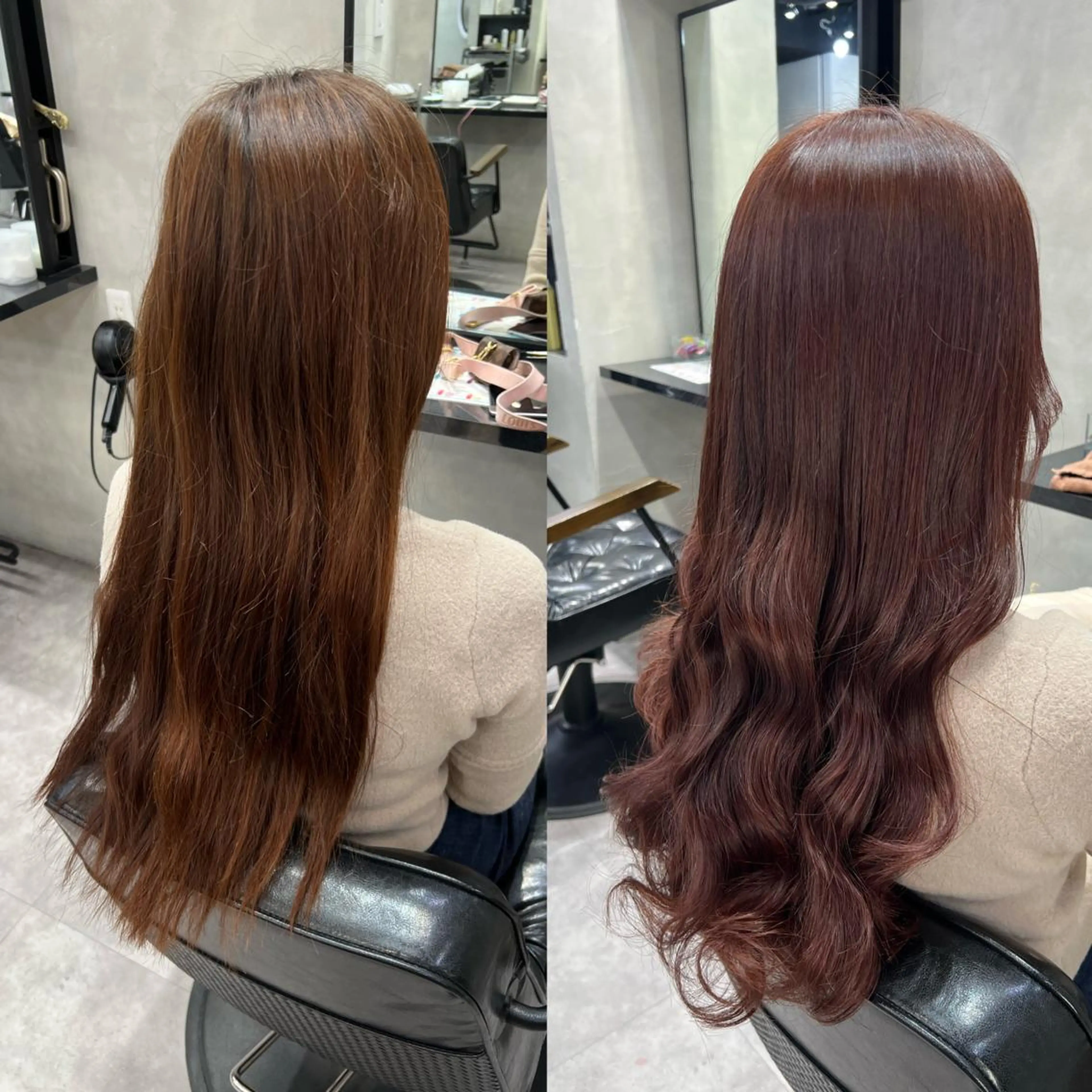 ロング カラー ヘアアレンジ シールエクステ アディクシーカラー アッシュ バレイヤージュ ベージュカラー カット ヘアカラー トリートメント ar+ ❤︎ maiのヘアスタイル