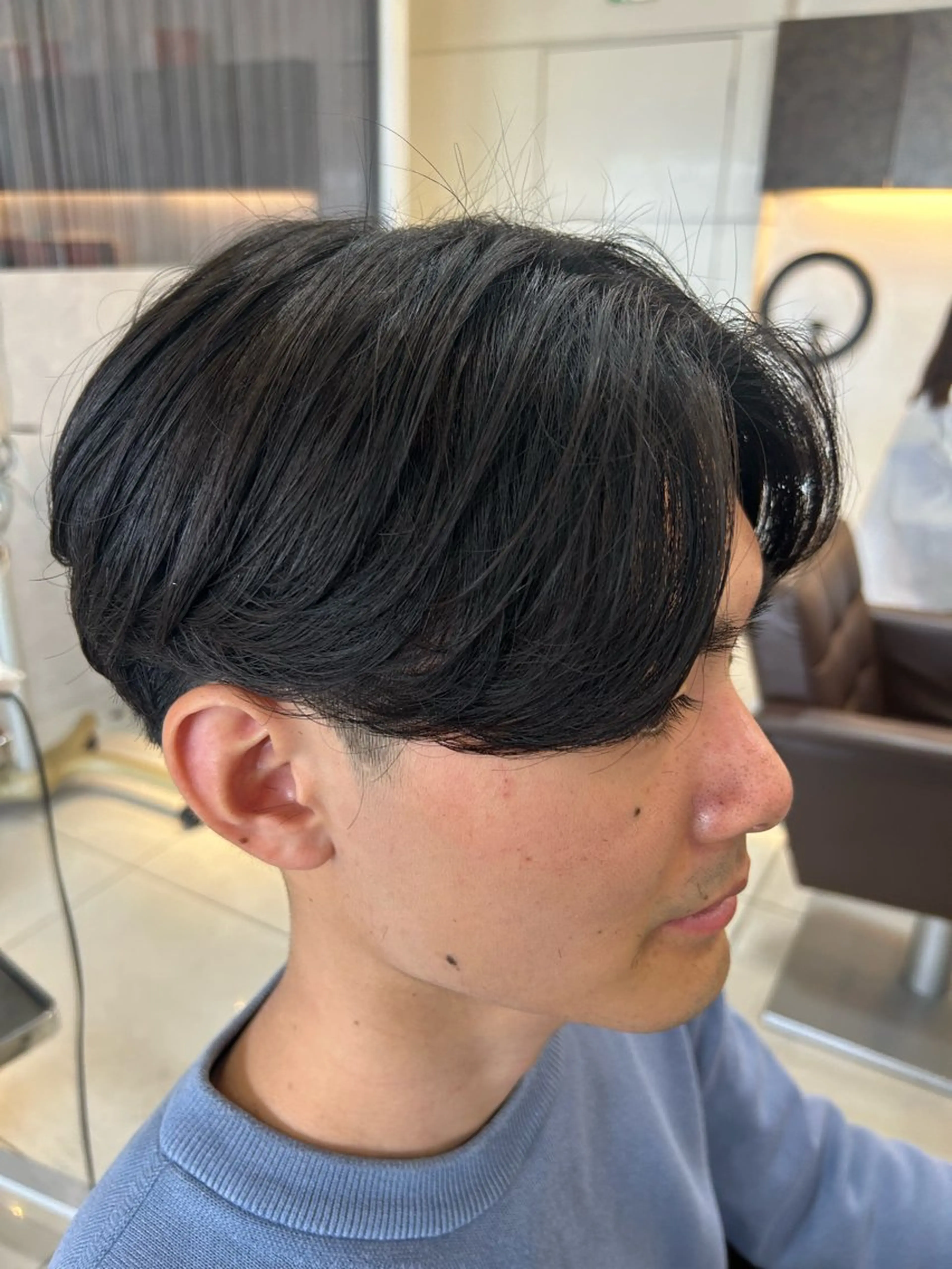 ショート パーマ カット 縮毛矯正 草薙/メンズパーマ 稲葉のヘアスタイル