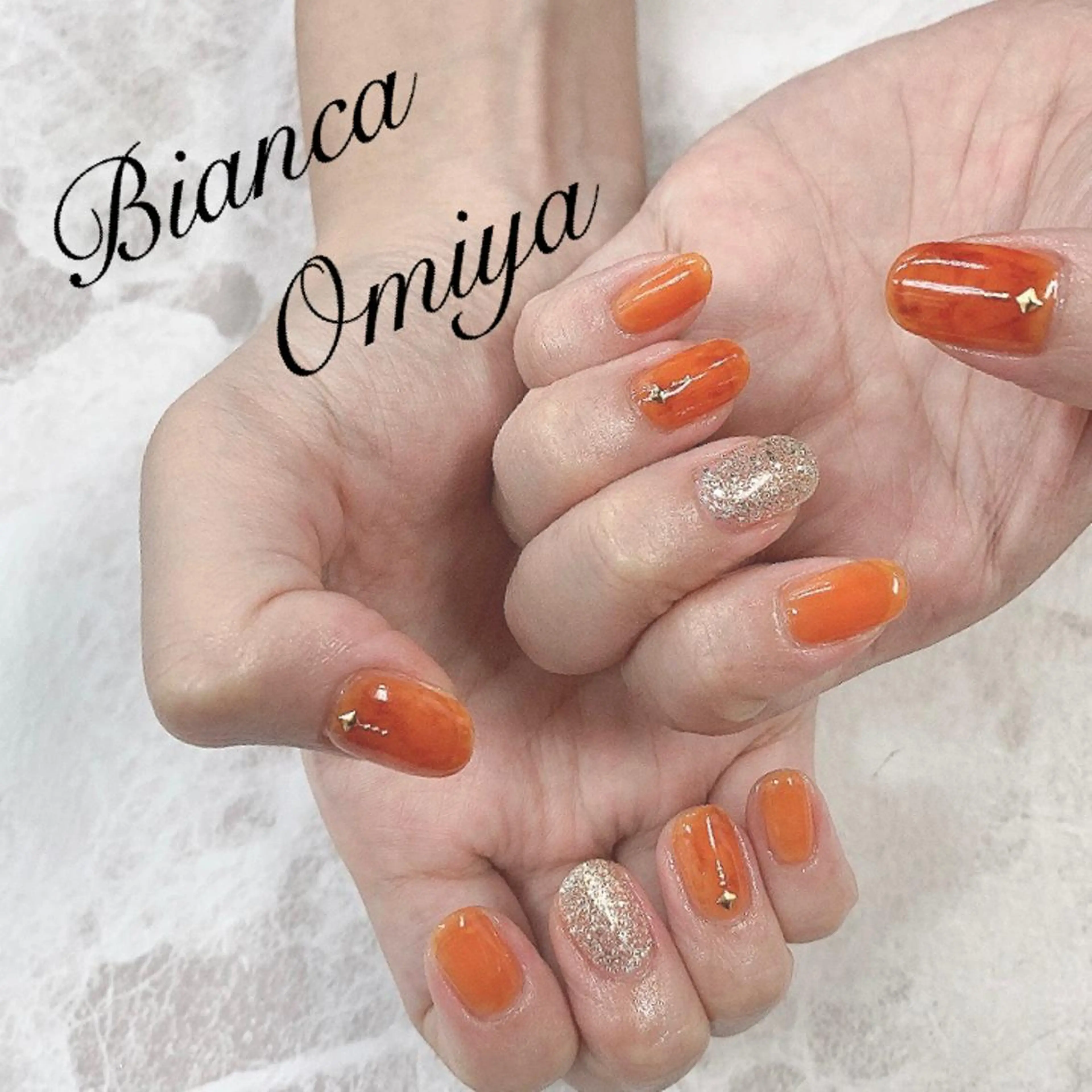 ネイル ハンドネイル ビアンカ大宮ネイル 店長 モリサワのネイルデザイン