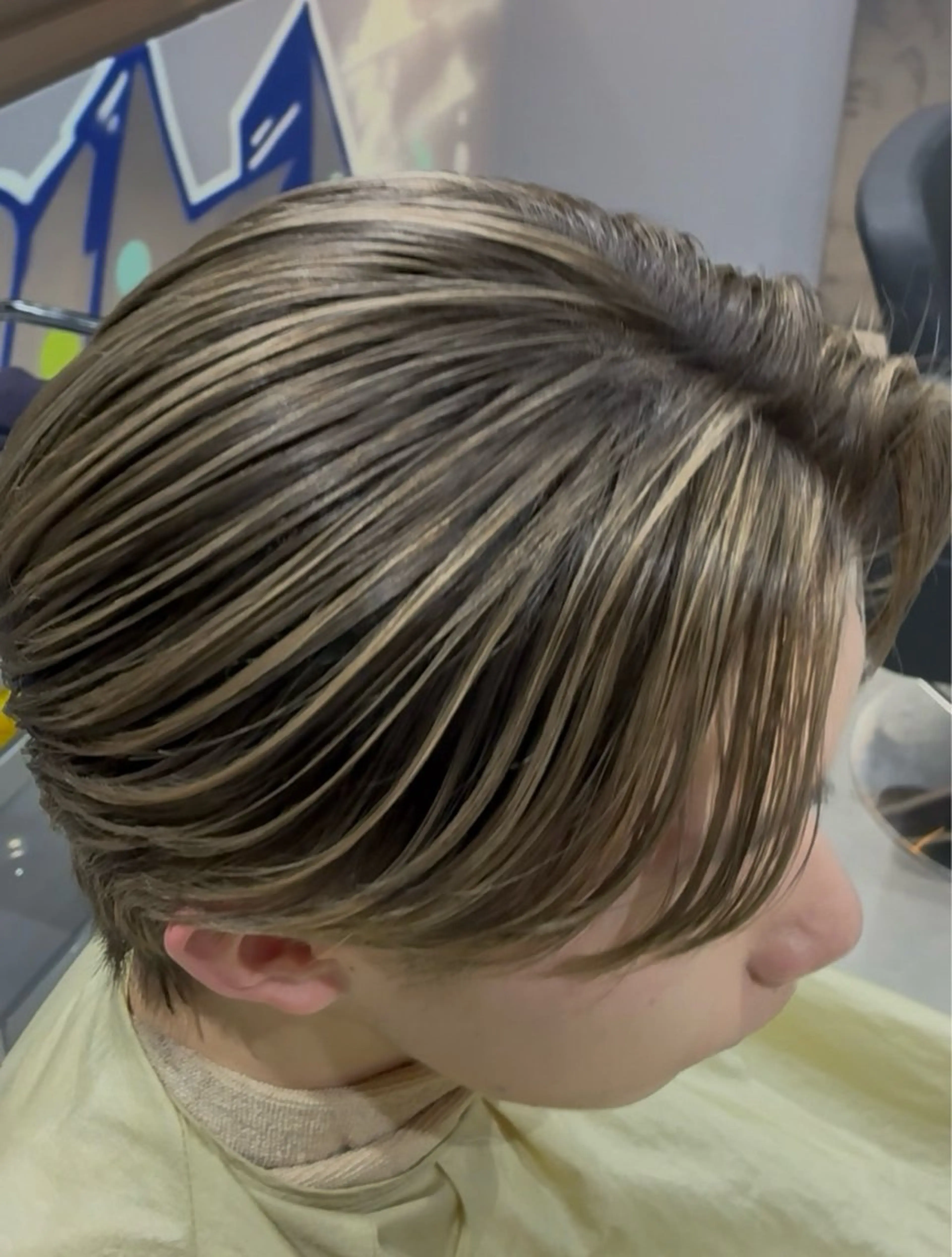 メンズ ヘアカラー トリートメント ヘアセット kearny 北千住所属・【バレイヤージュ】 🔥メンズ千咲斗のヘアスタイル