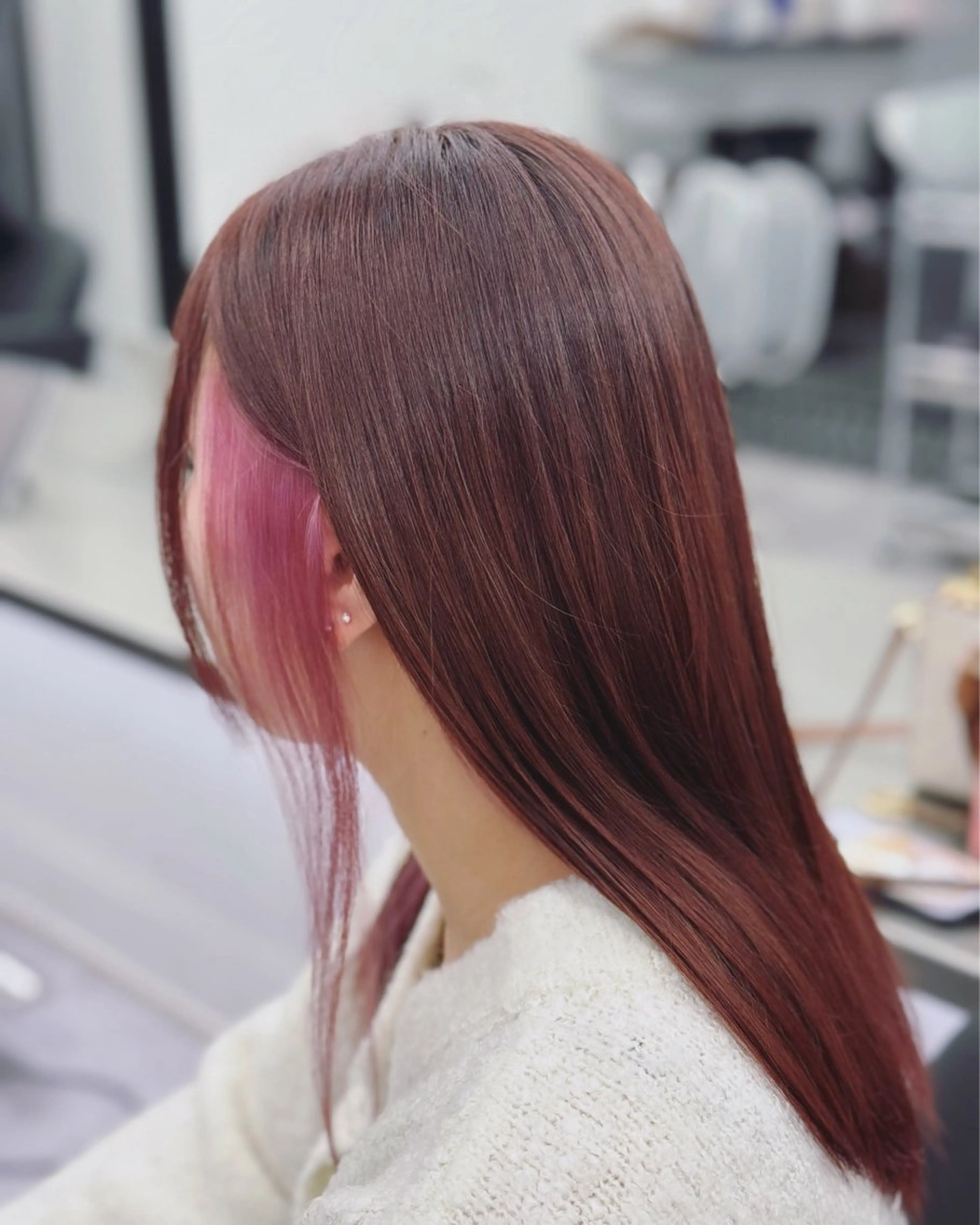 セミロング ice prod by　bloom所属・Suzaki Koukiのヘアスタイル