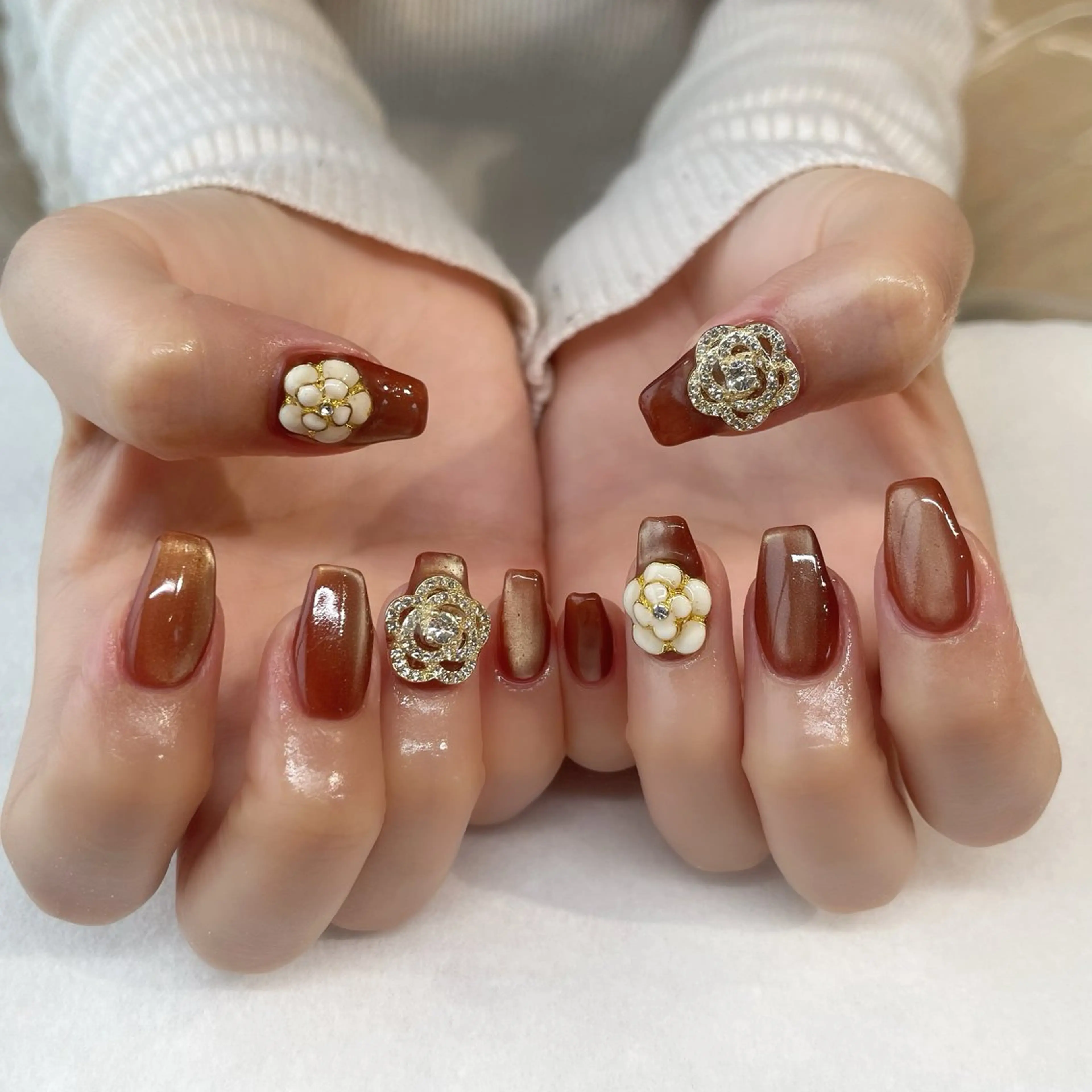 ネイル ハンドネイル 💎🐰 saki. m 🐰💎のネイルデザイン