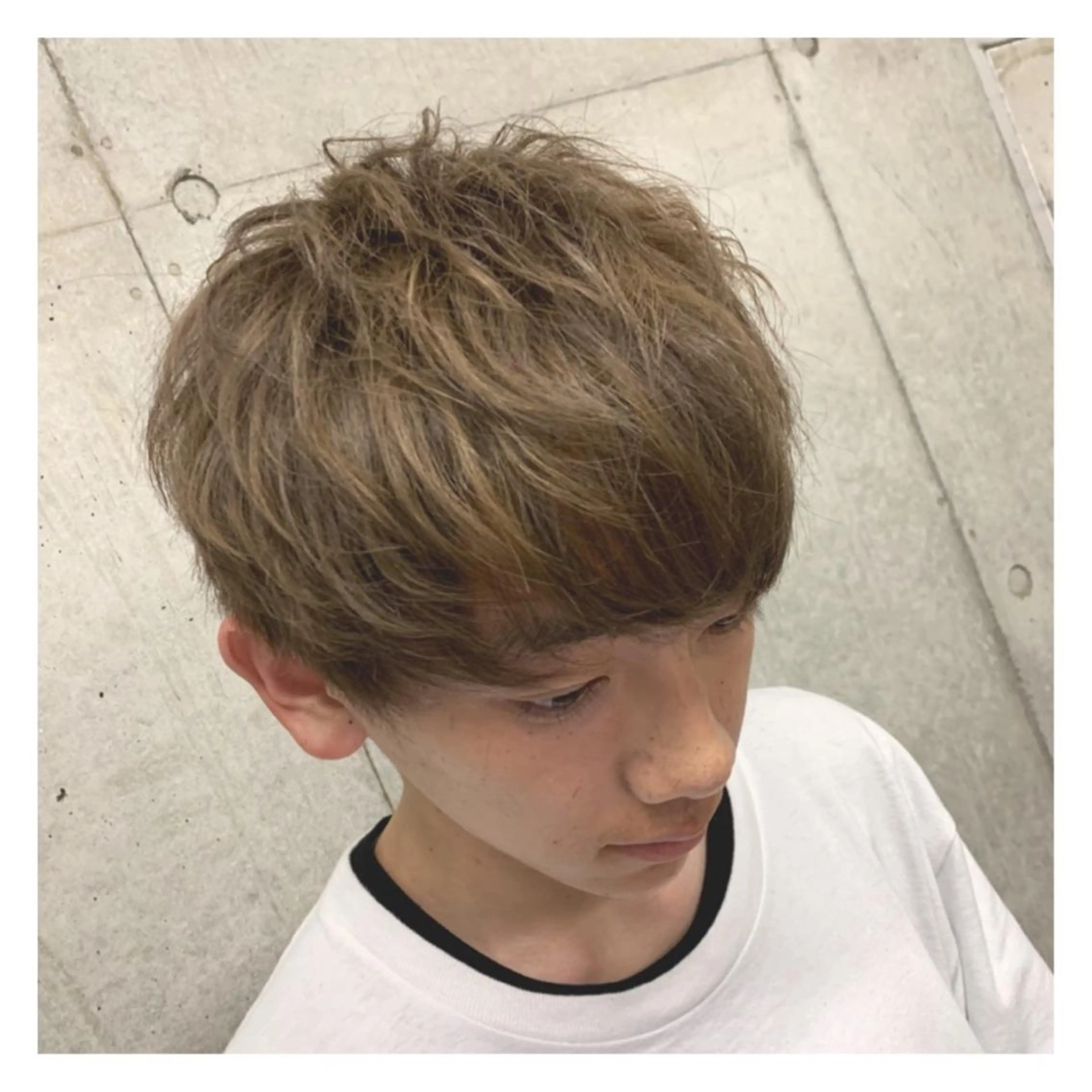 ショート カラー ヘアアレンジ メンズ ange☞ soutaのヘアスタイル