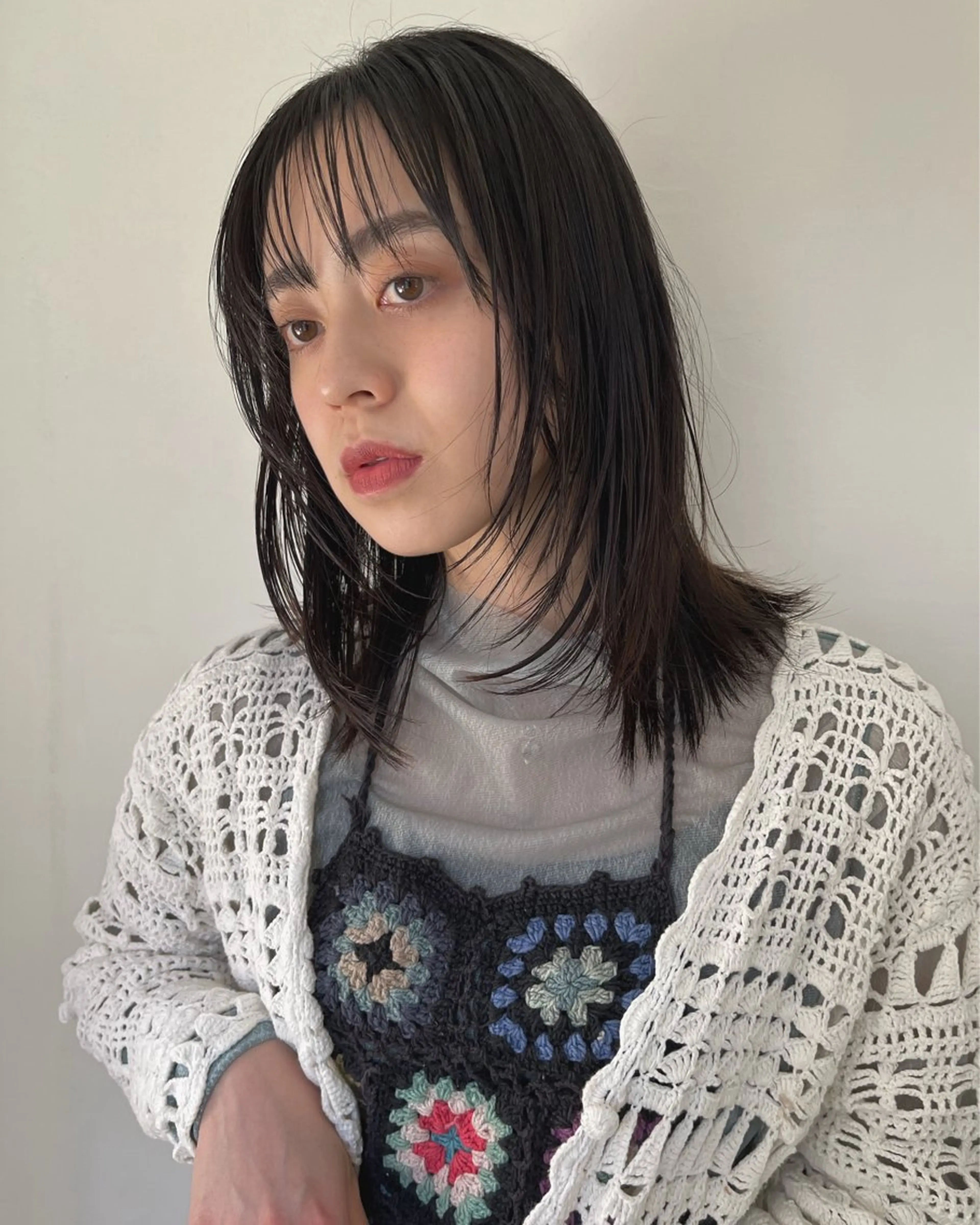 ミディアム カラー 透明感カラー 🧸メンズカット 🧸conatsuのヘアスタイル