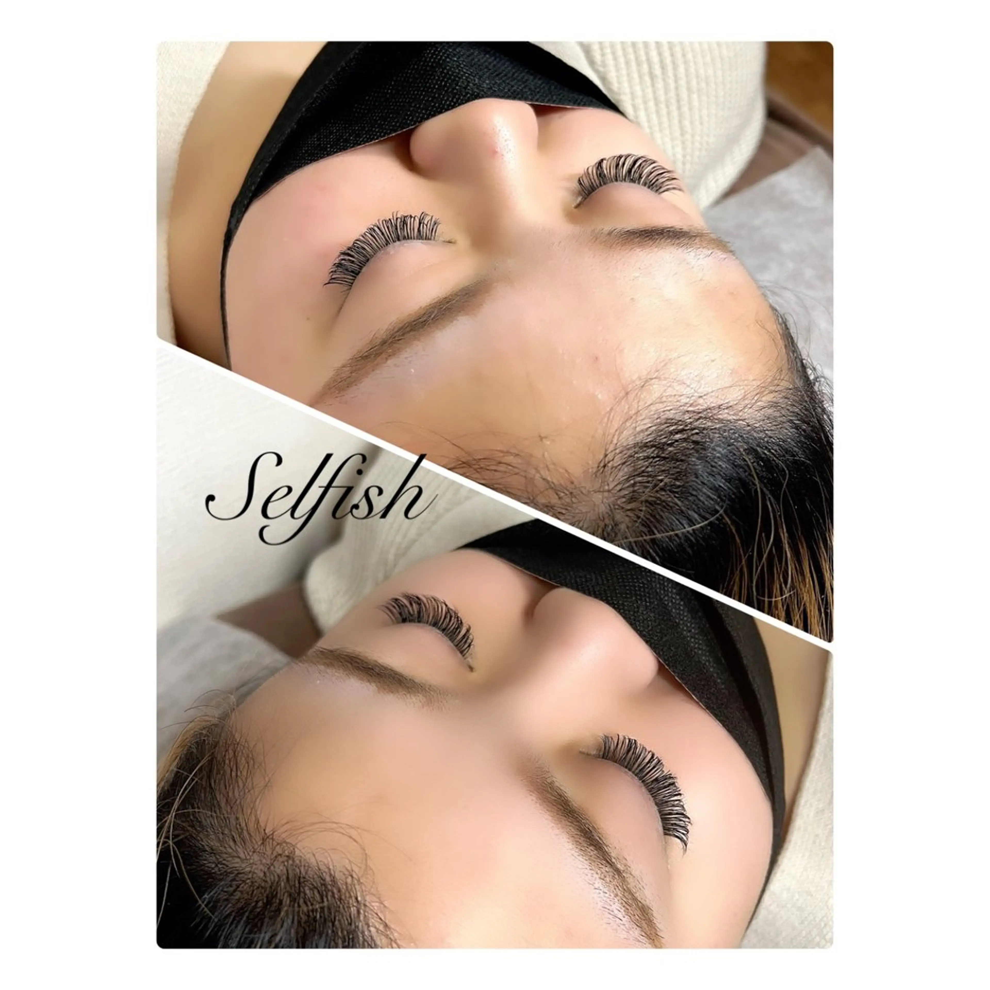 マツエク・マツパ 付け放題 フラットラッシュ マツエク eyelashsalonSelfish所属・. Selfishのマツエク・マツパデザイン