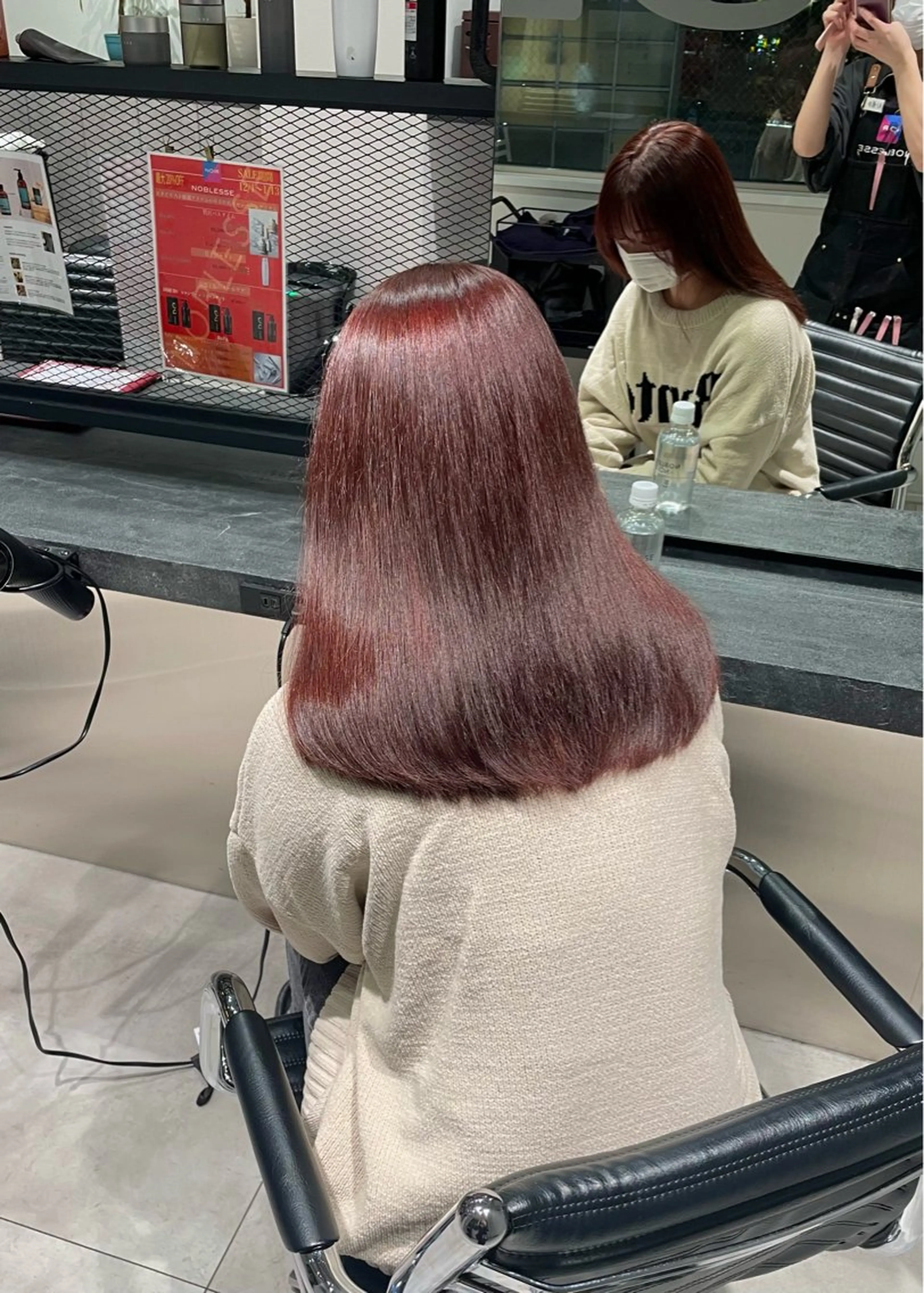 セミロング カラー 💝透明感/ブリーチ /れい💝のヘアスタイル