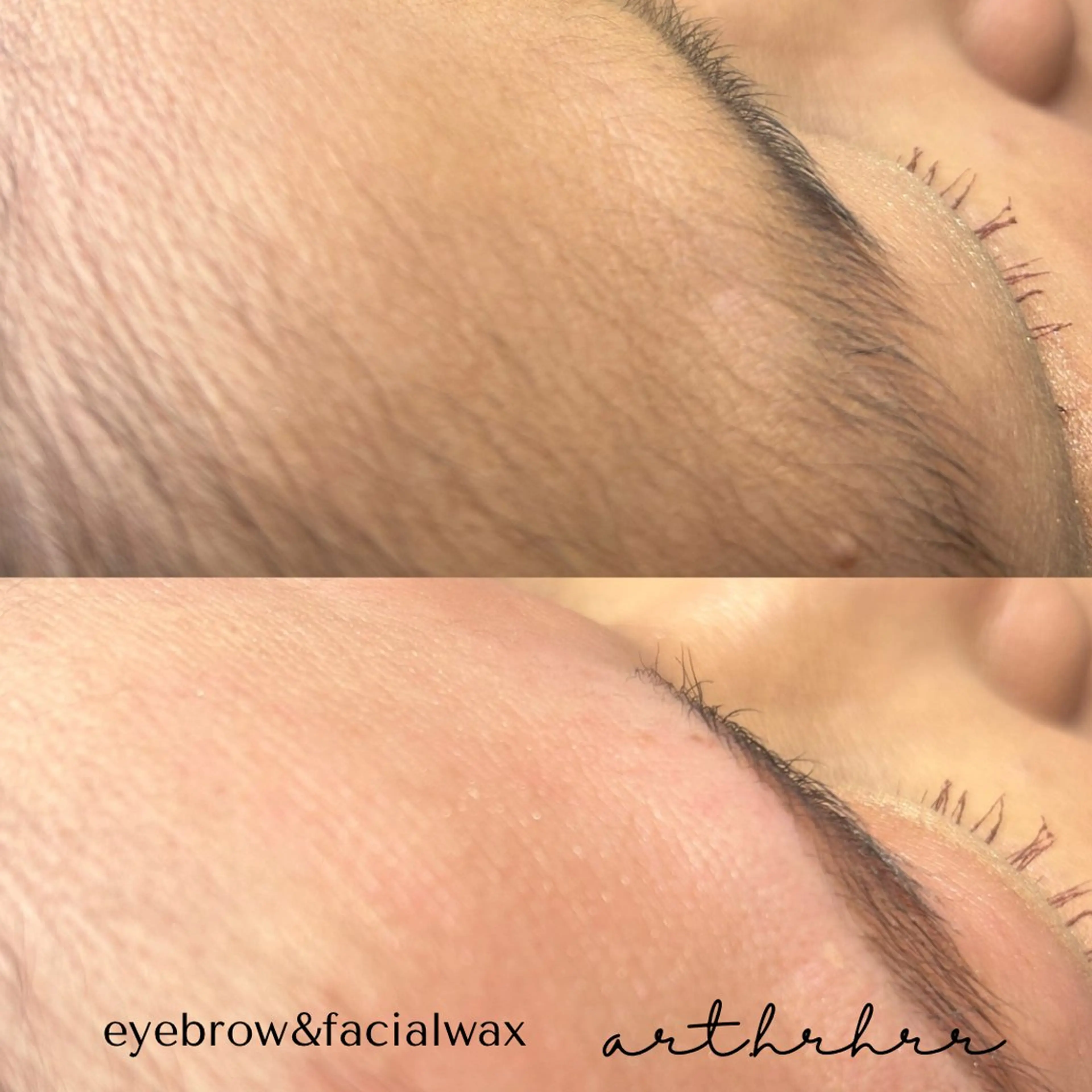 メンズ アイブロウ メンズパーマ ハリウッドブロウリフト メンズアイブロウ 眉毛ワックス脱毛 眉毛&フェイス WAX専門ハルヒラリの眉毛・アイブロウイメージ