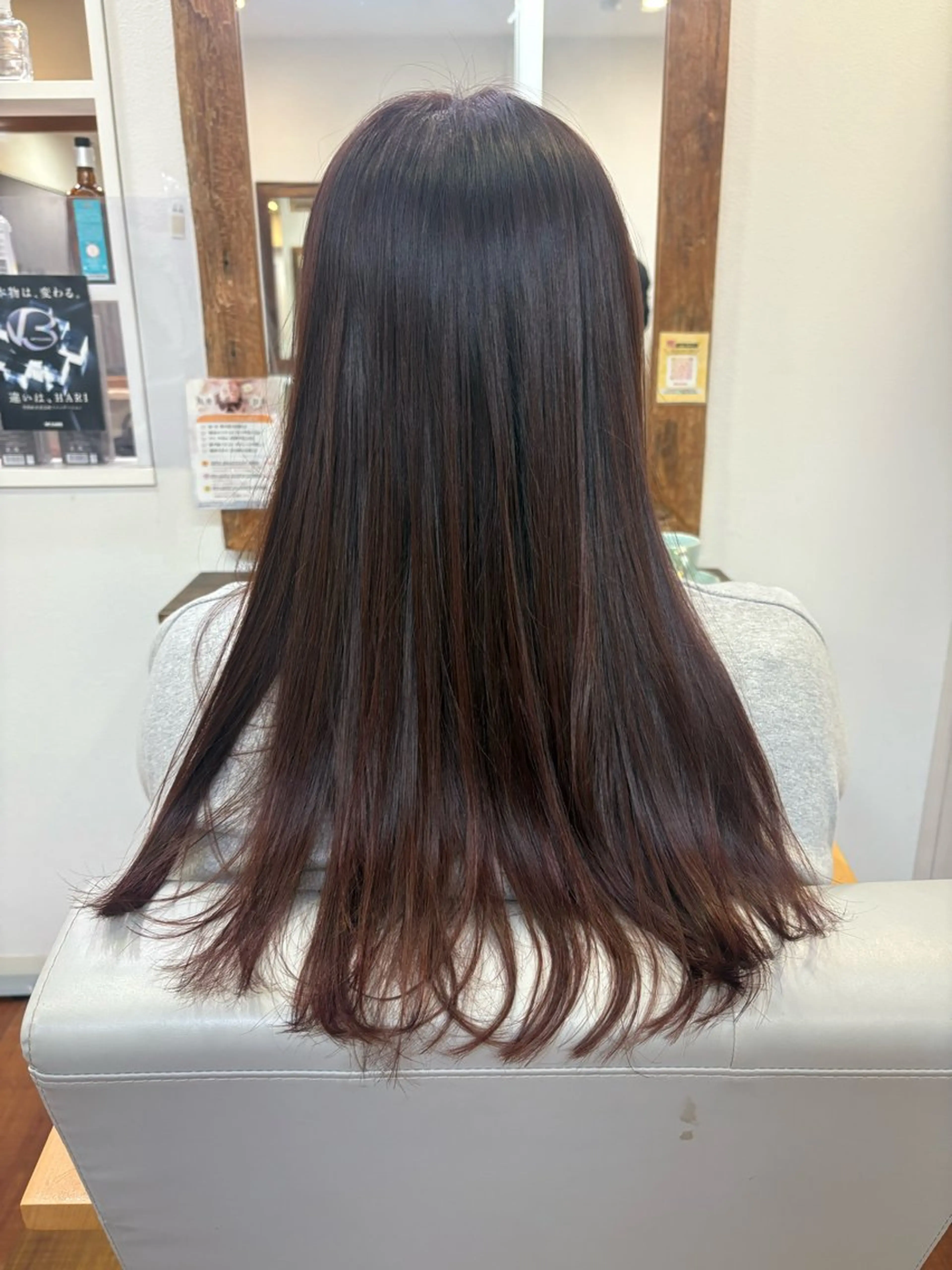 ロング カラー ピンクカラー 宮越 えこのヘアスタイル
