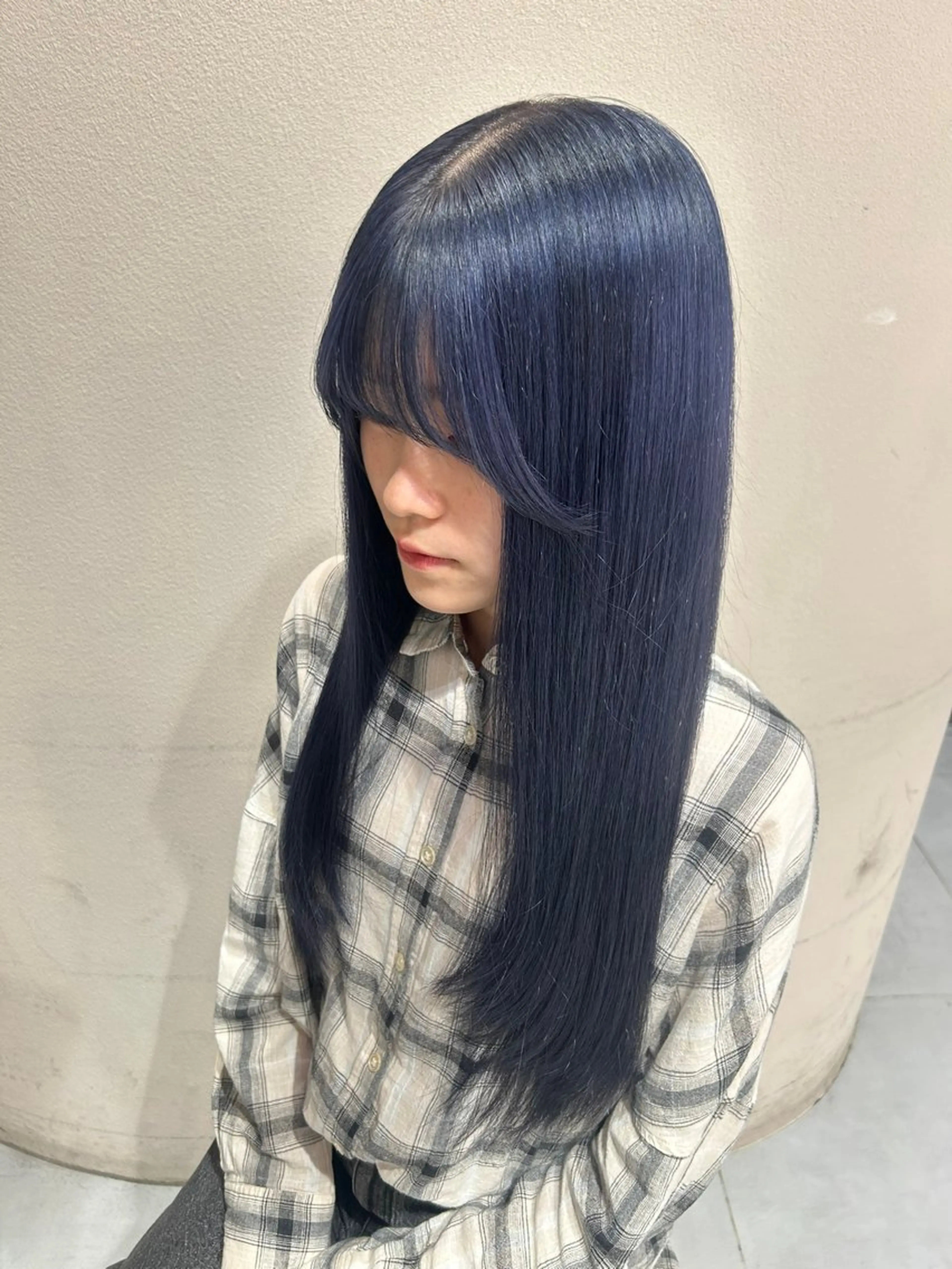 ロング カラー カット ヘアカラー 小倉 大和のヘアスタイル