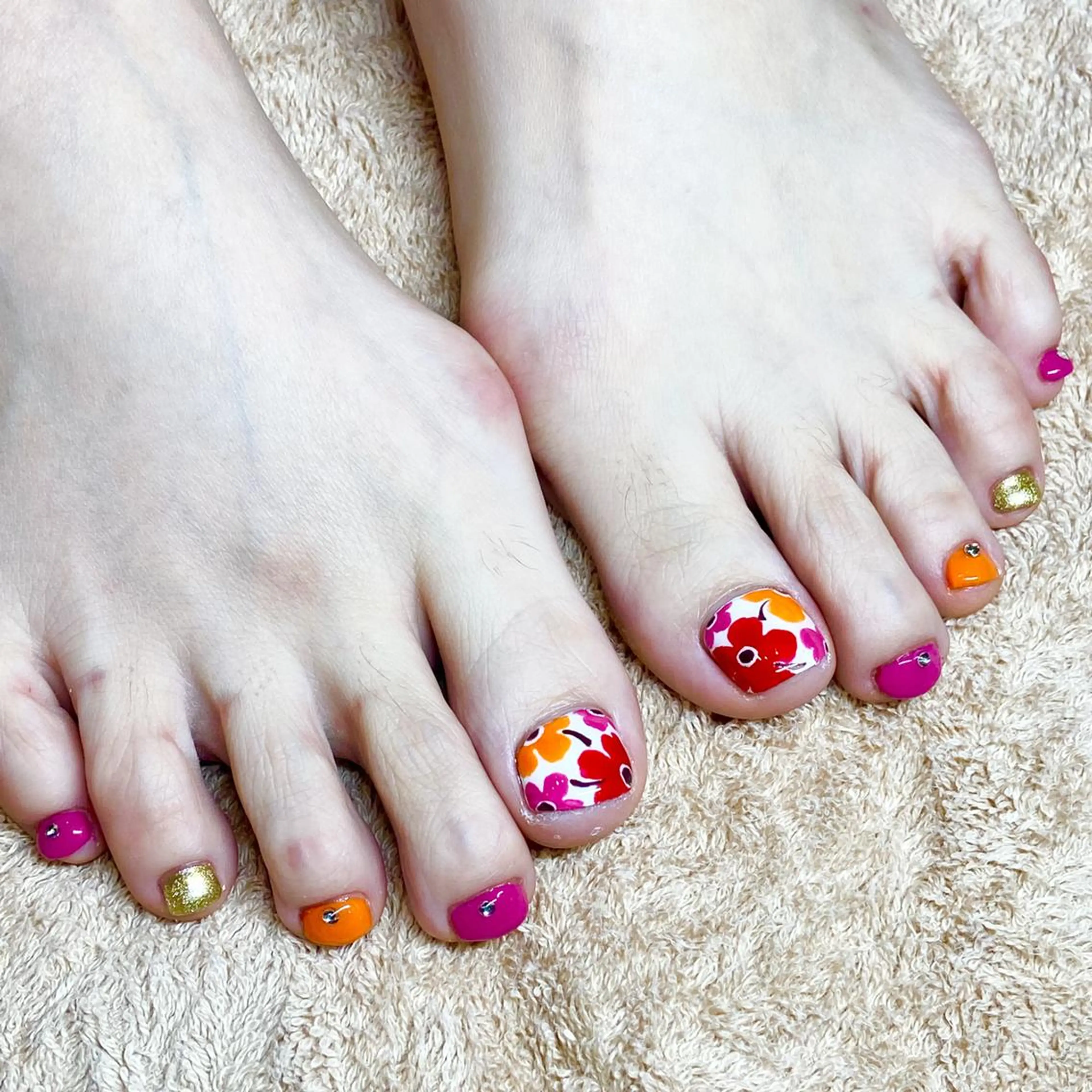 ☆フットジェル☆ 定額２本アートの写真