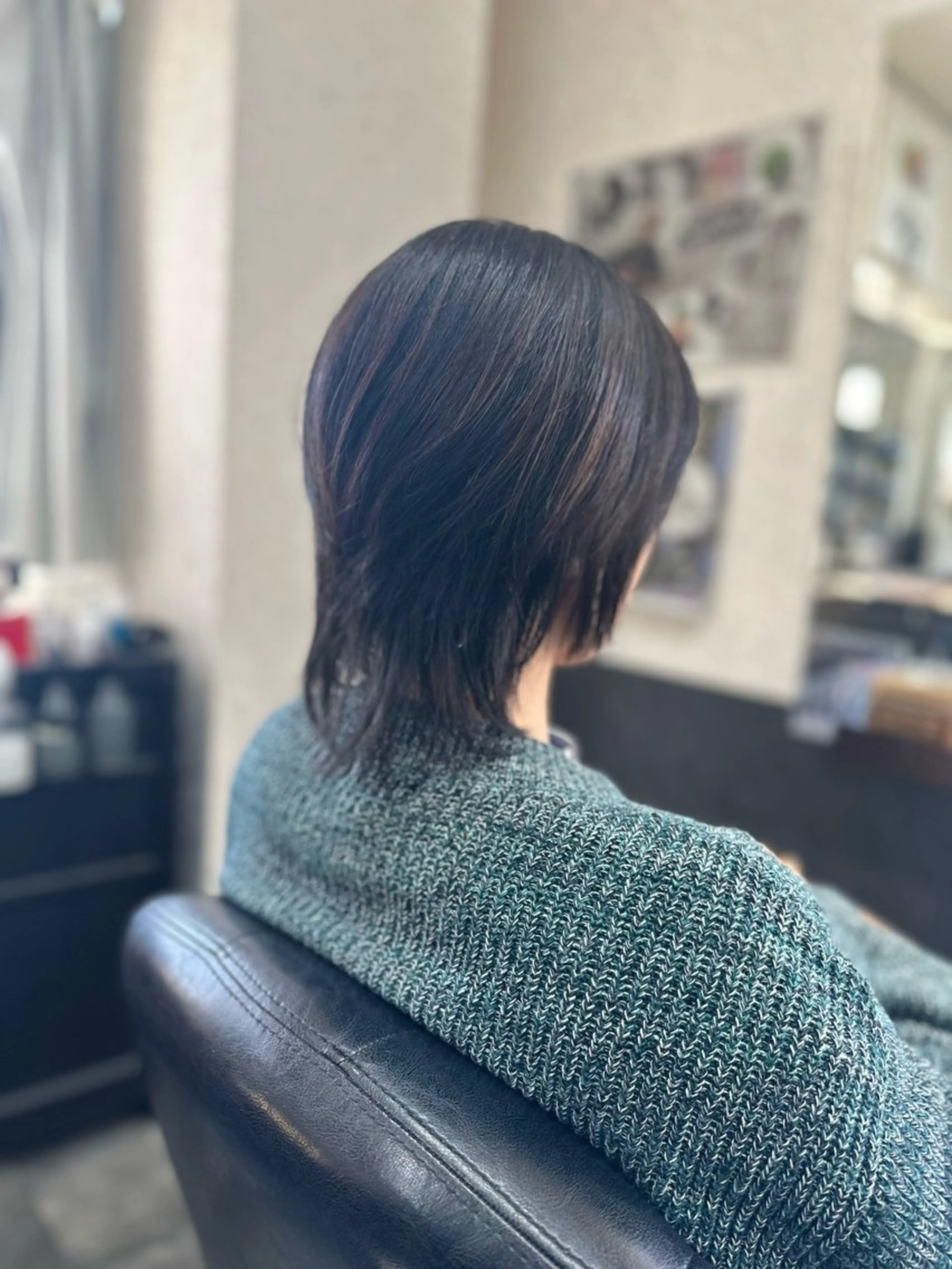 ミディアム ミディアムレイヤー レイヤーカット エンゼルス美容室斉間 圭司のヘアスタイル