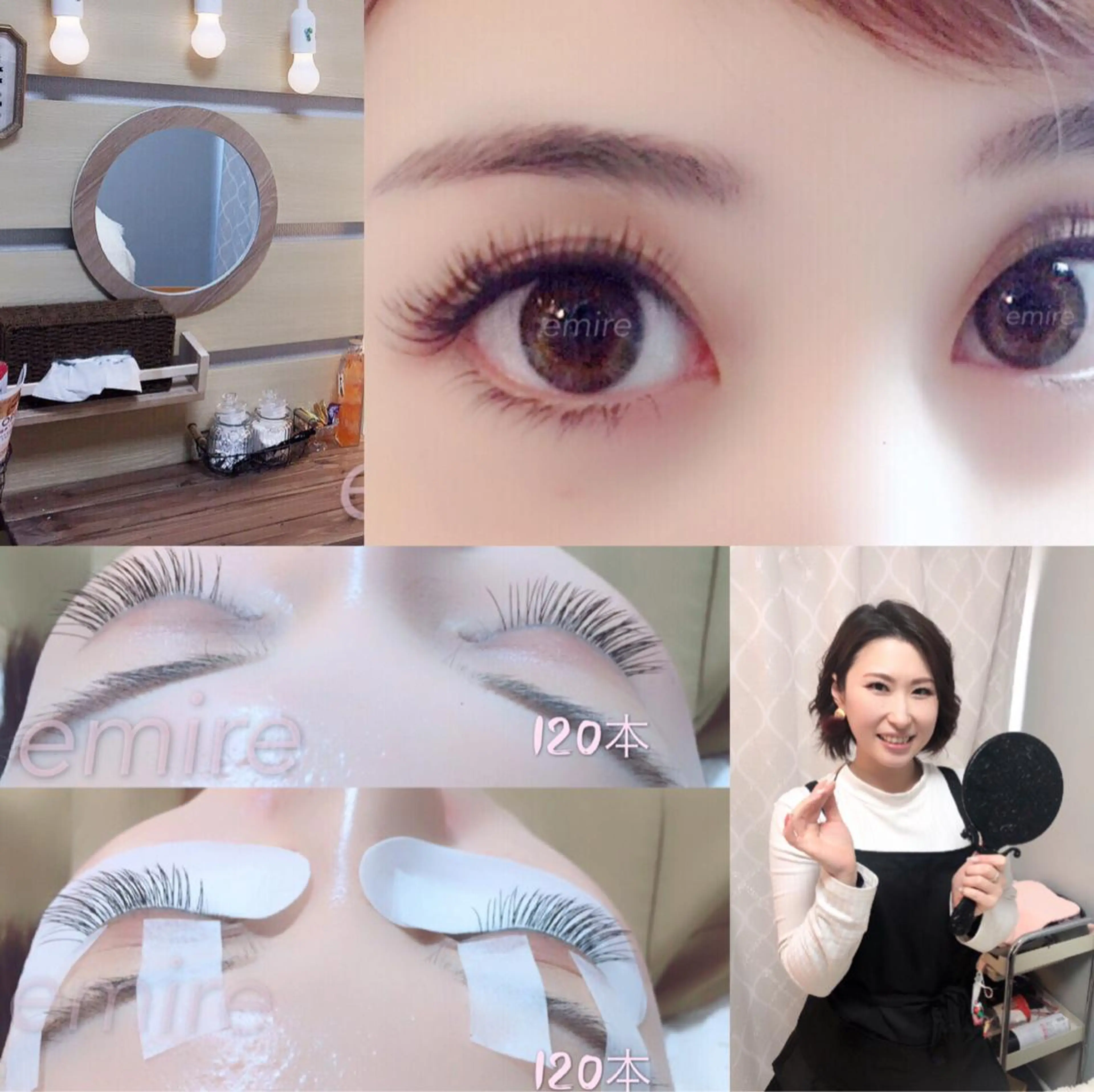 マツエク・マツパ emire ビューティーサロンのマツエク・マツパデザイン