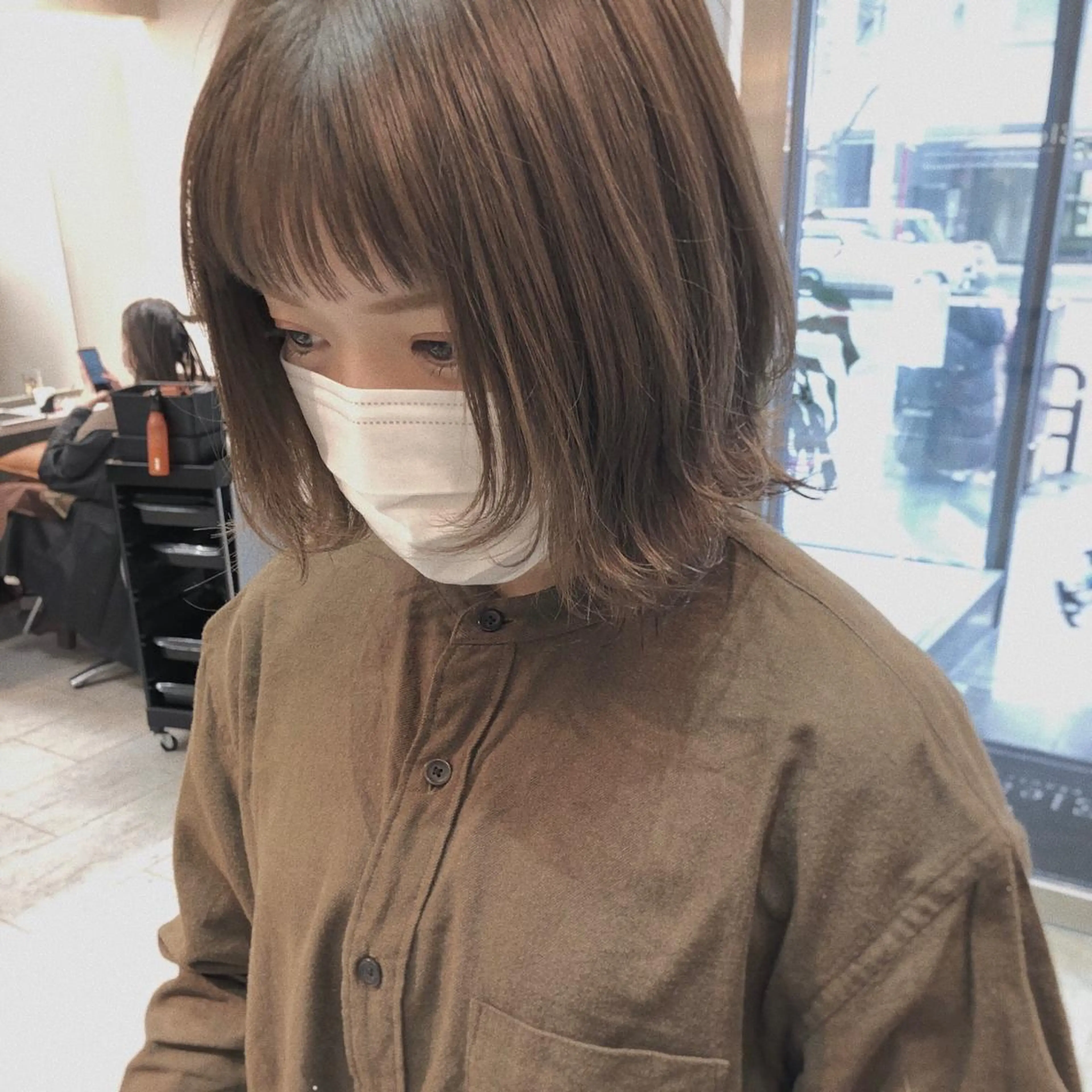 ショート カラー 長井 徹行のヘアスタイル