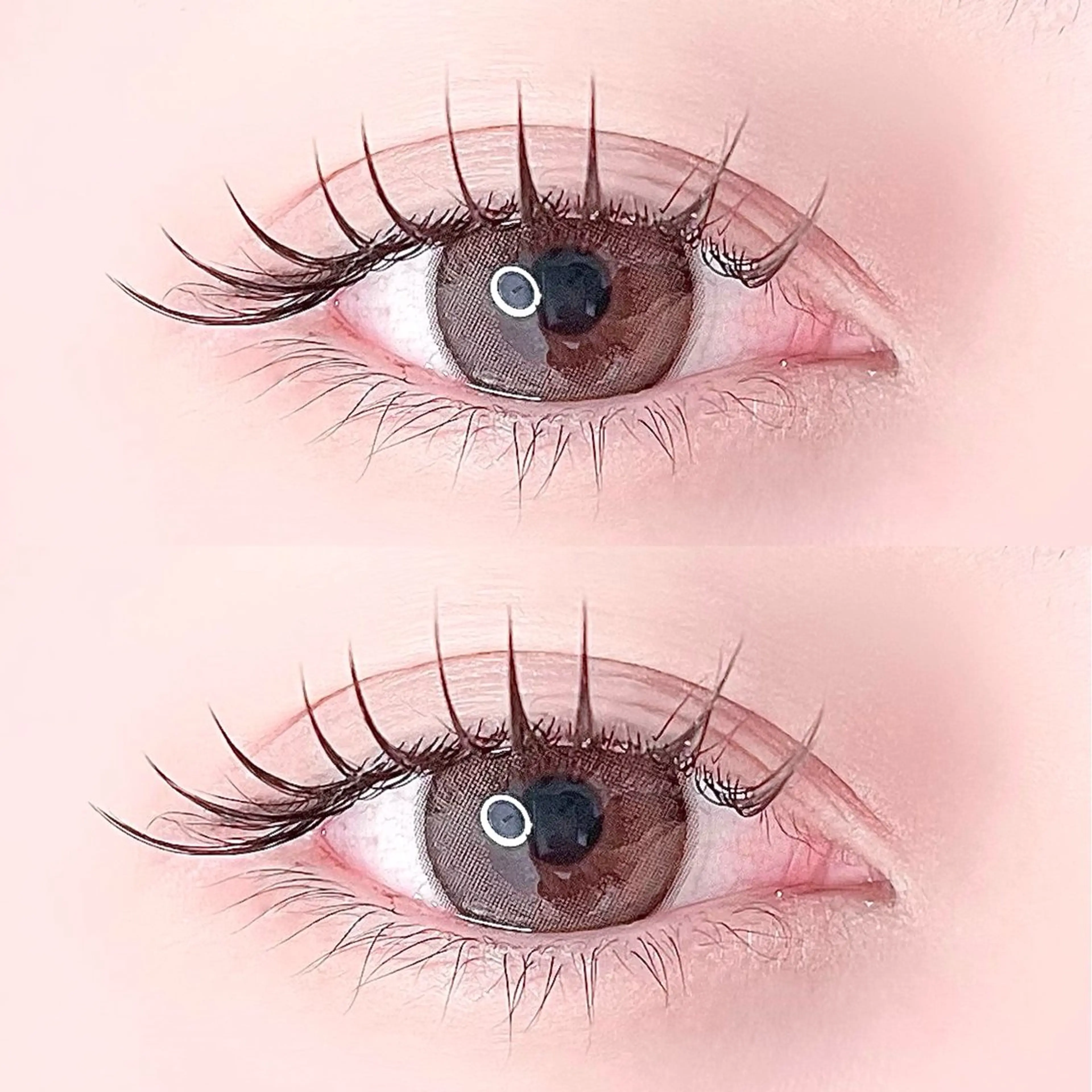 マツエク・マツパ キュート ナチュラル 長尾 桃果 🫧 eyelistのマツエク・マツパデザイン