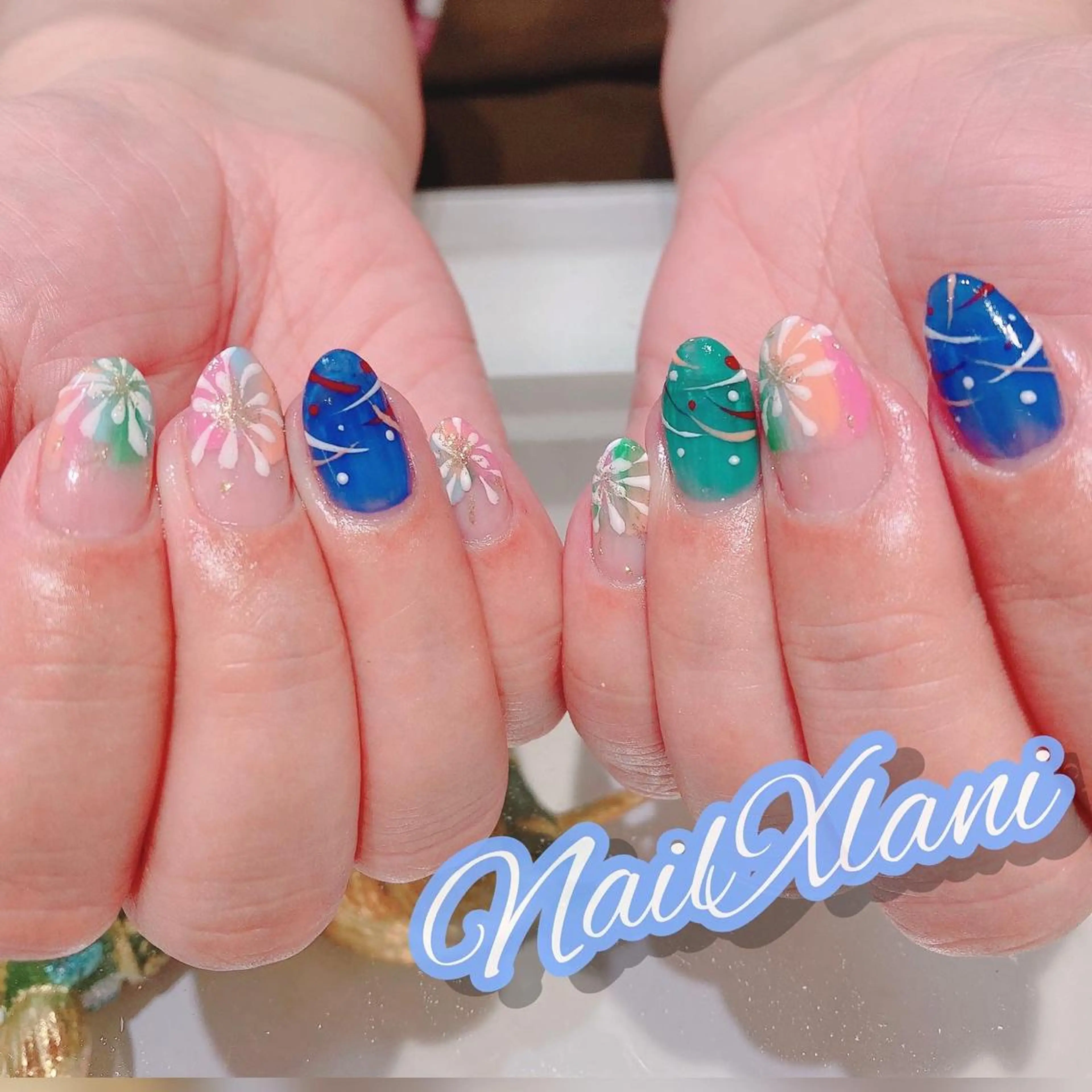 ネイル Nail×Lani 深爪矯正対応◎のネイルデザイン
