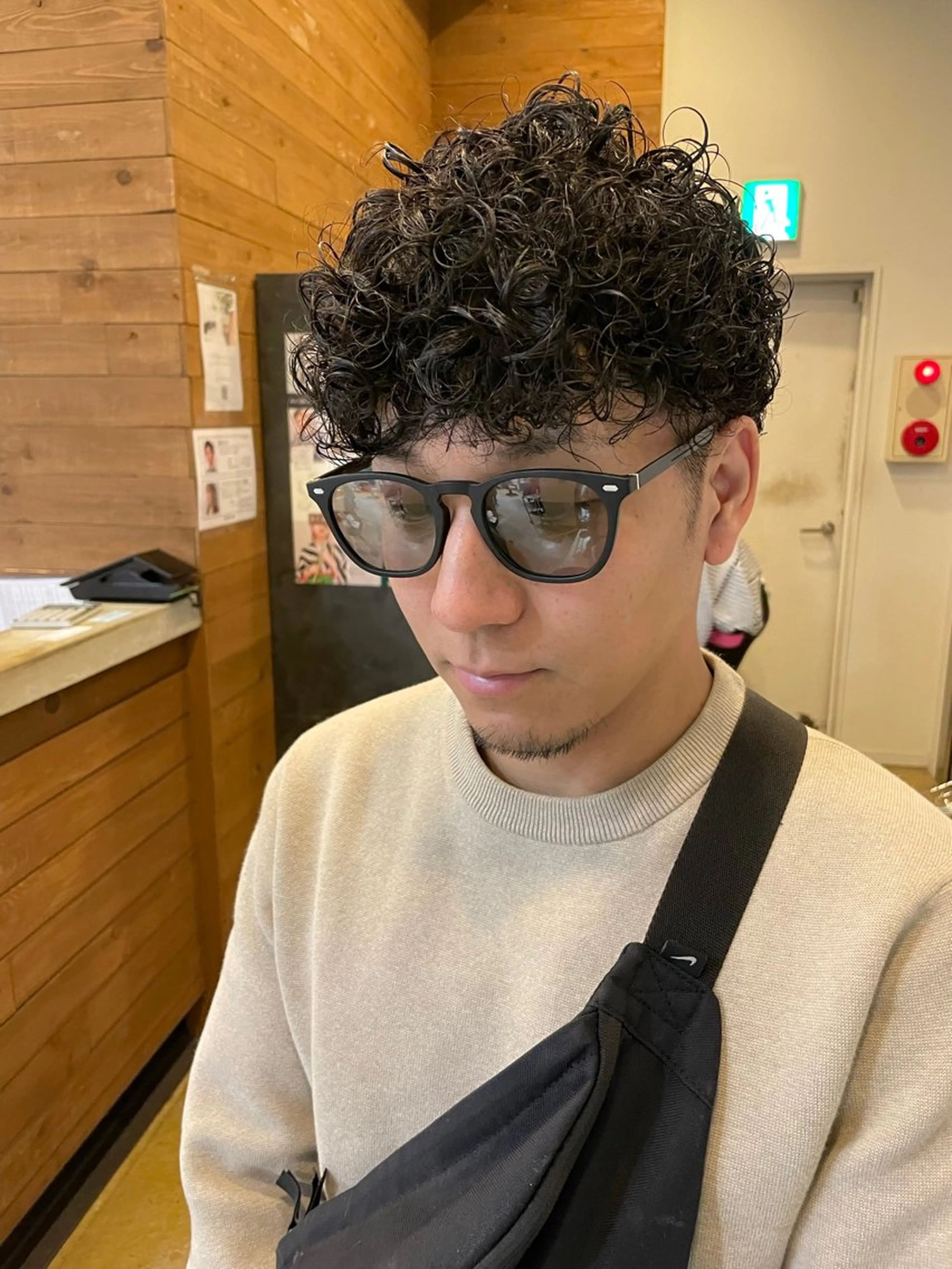 ショート パーマ メンズ パーマ特化 motooのヘアスタイル