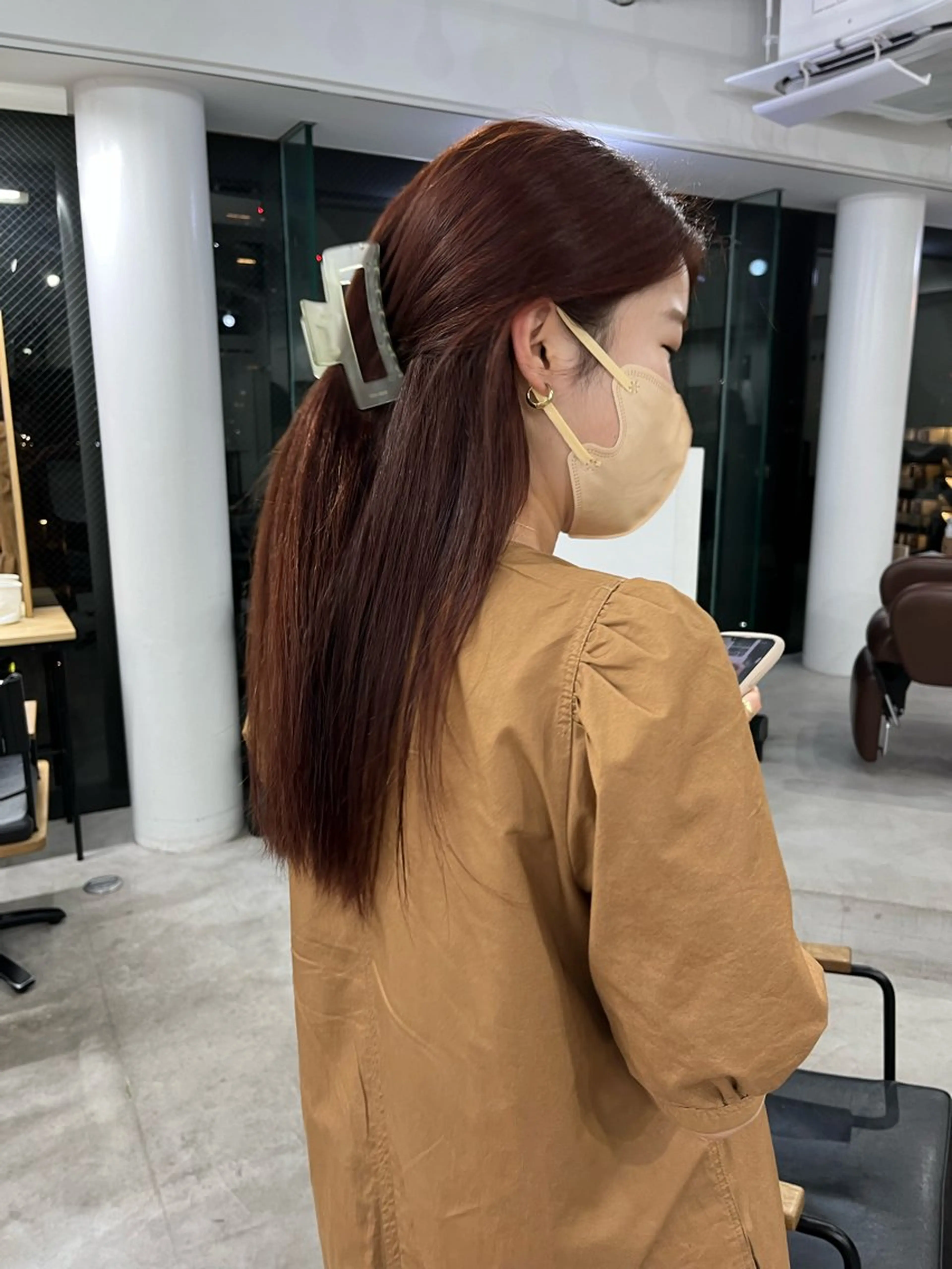 ロング カラー nishihama nanaのヘアスタイル