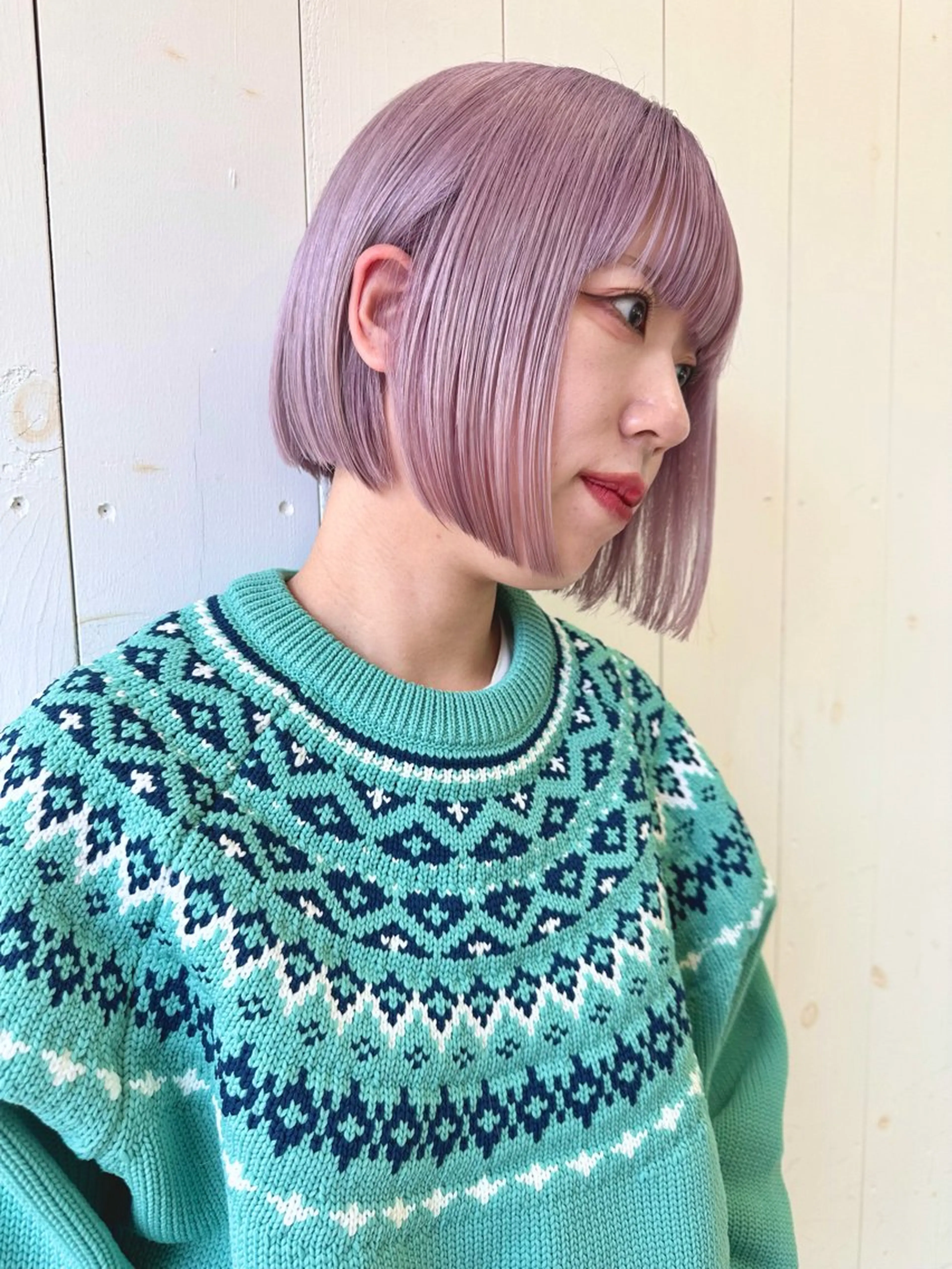 ブリーチ+カラー+3ステップトリートメント🩶の写真