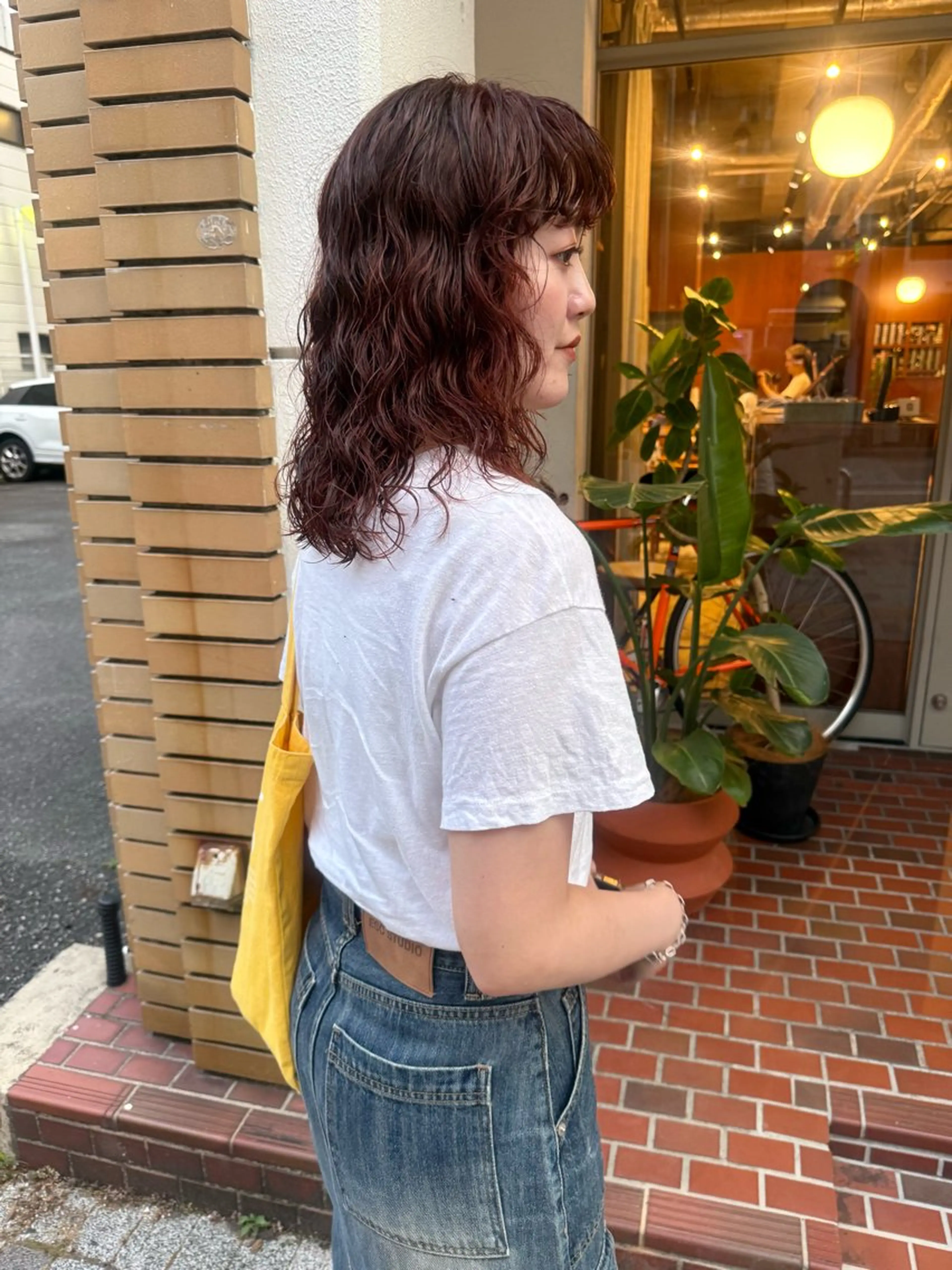 ミディアム パーマ ミディアムパーマ カット パーマ トリートメント muku所属・ボブ/パーマ /muku サリのヘアスタイル