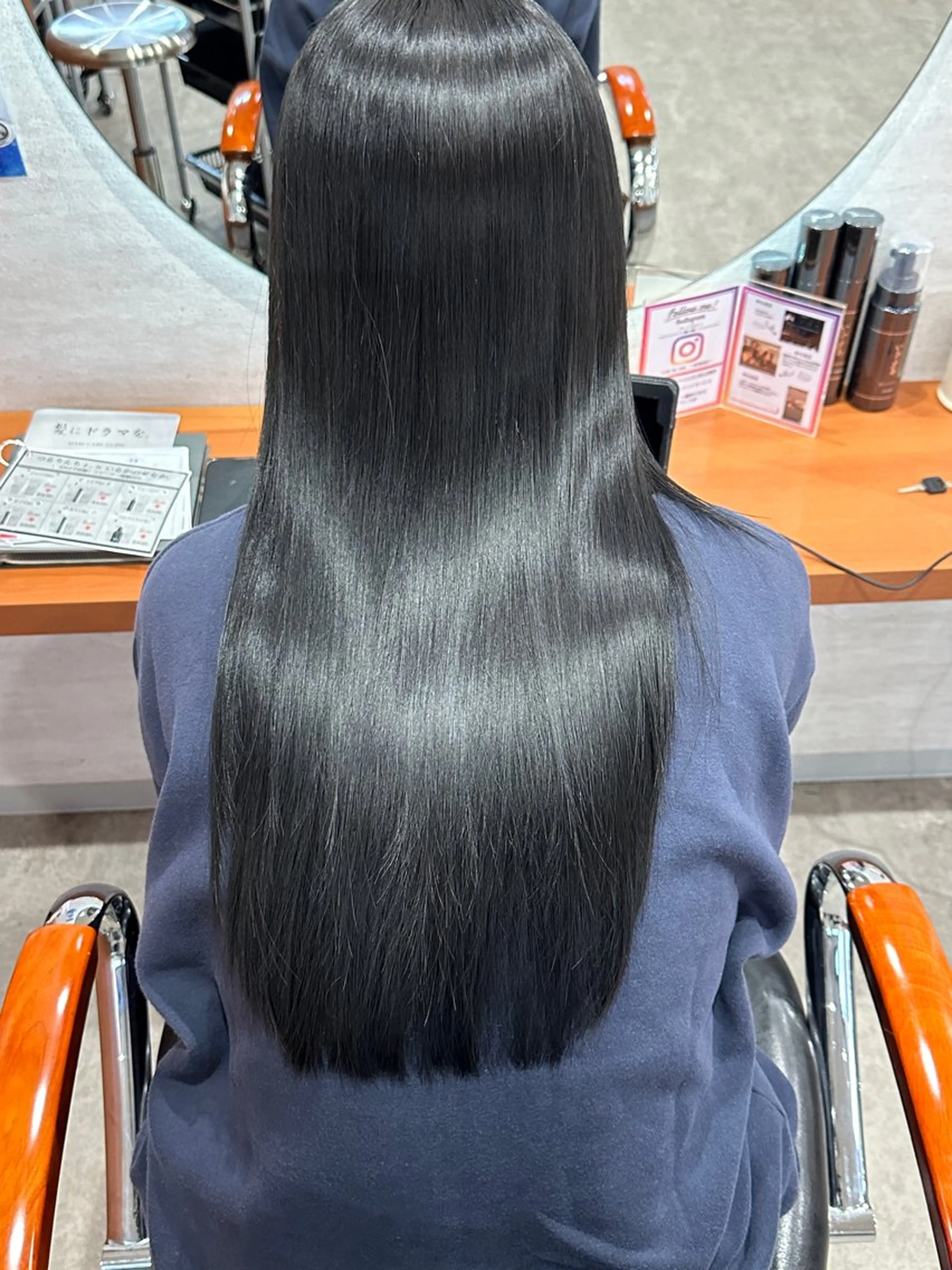 髪質改善カラーの写真