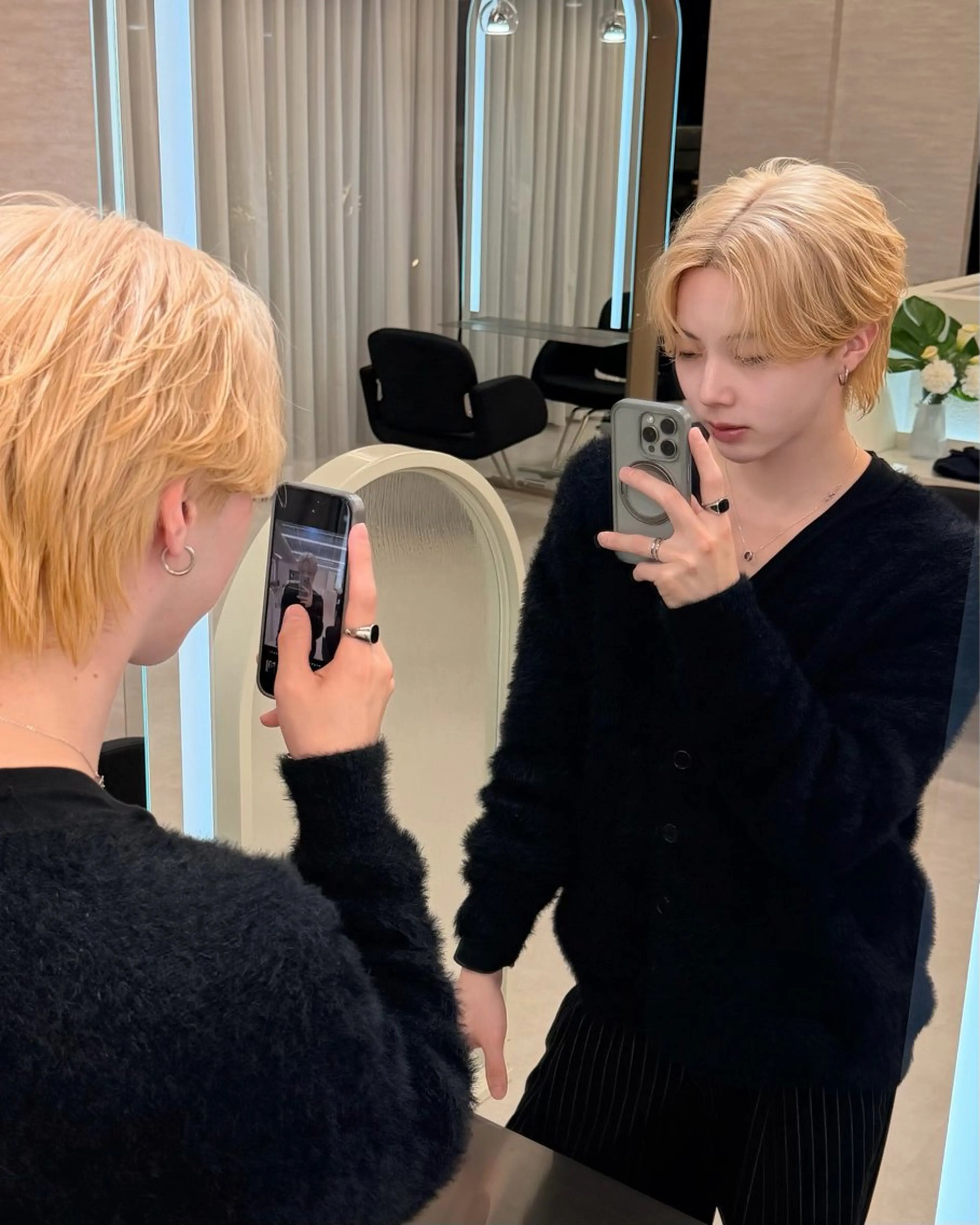 カラー メンズ メンズ韓国風 卒業式のヘアスタイル カット ヘアカラー 韓国メンズヘア☆ 韓国ヘアYUTOのヘアスタイル