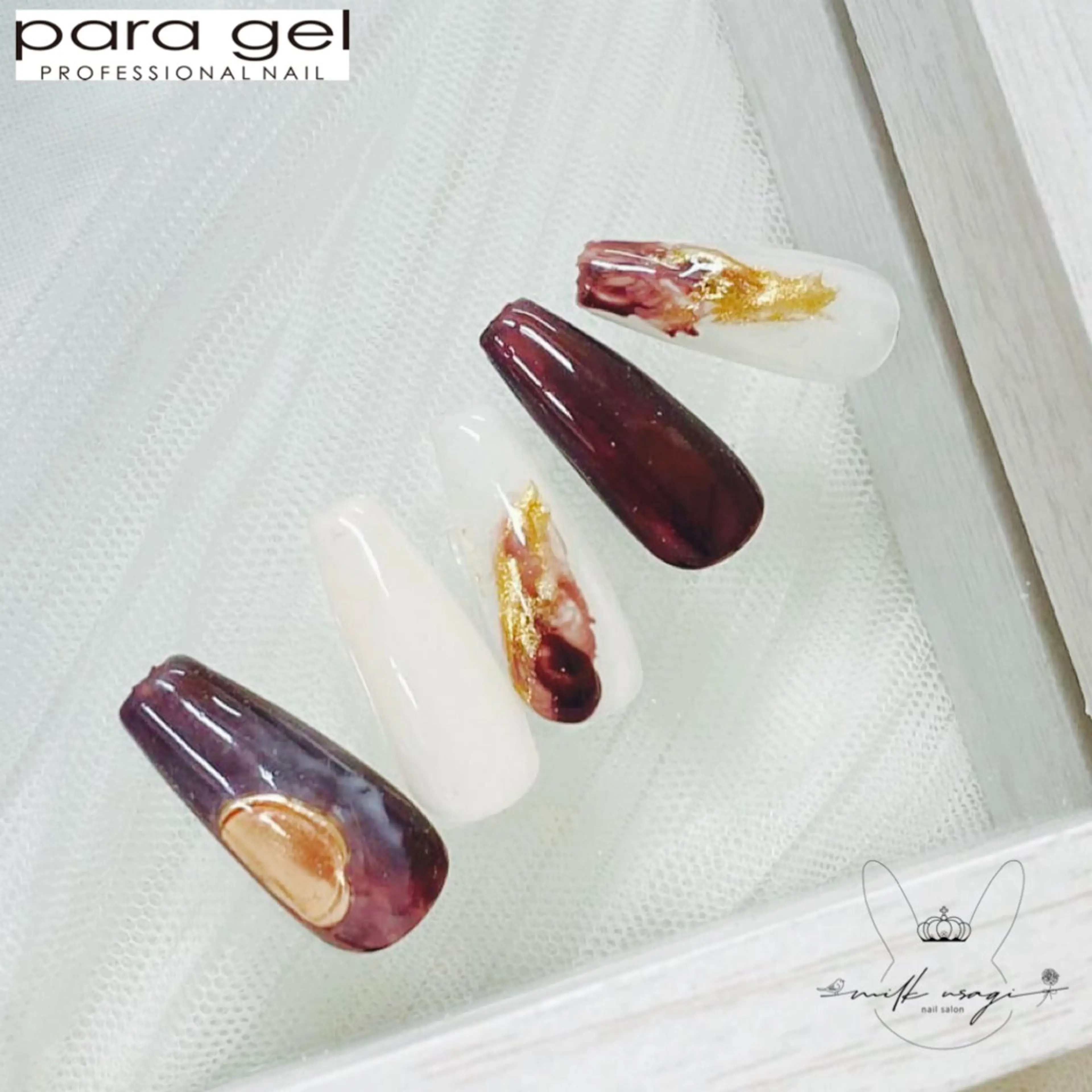 ネイル パラジェル専門店　認定サロンMILK USAGI三宮店所属・石堂 香のネイルデザイン