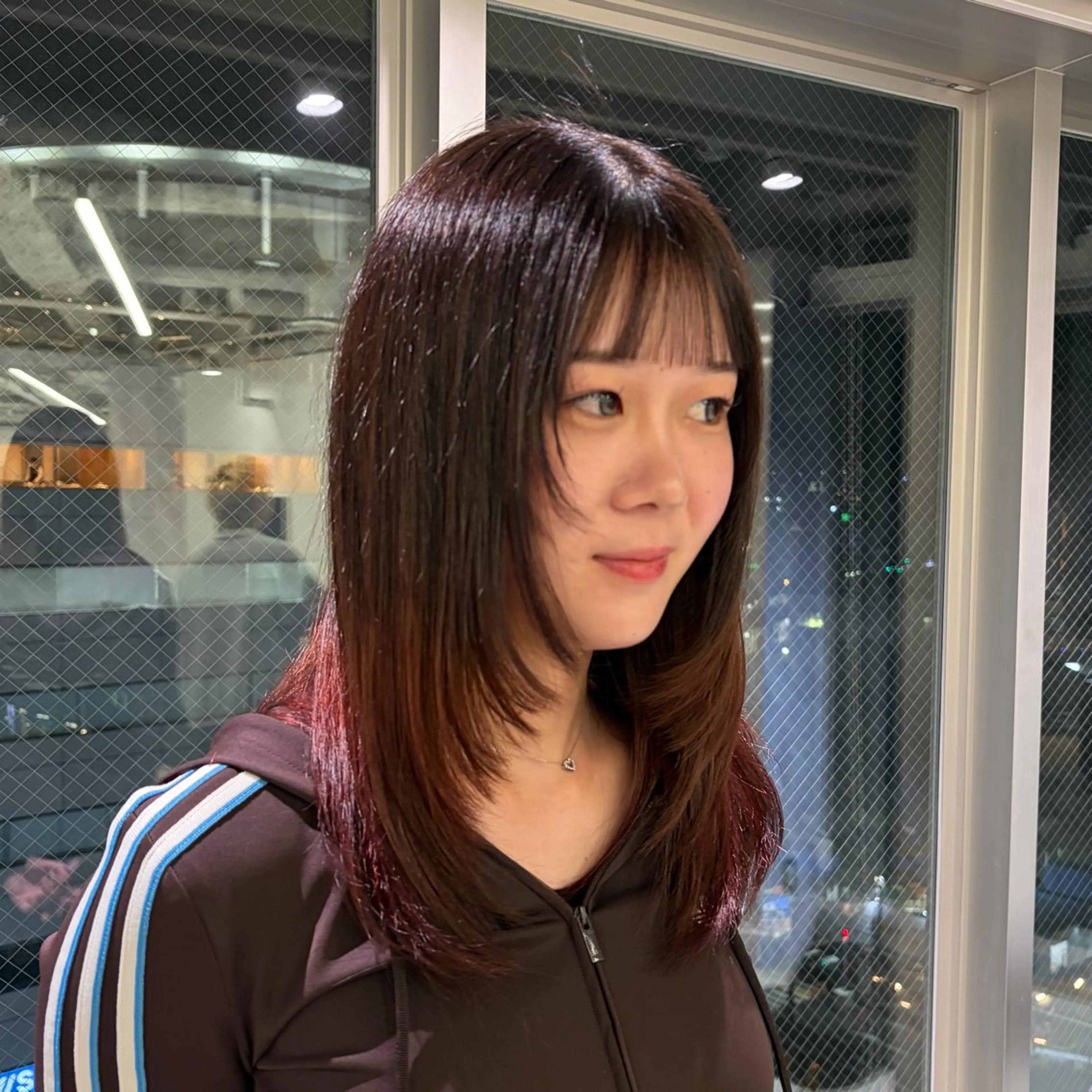 セミロング レイヤーカット 似合わせカット カット トリートメント EIGHT ／SHU🩶のヘアスタイル