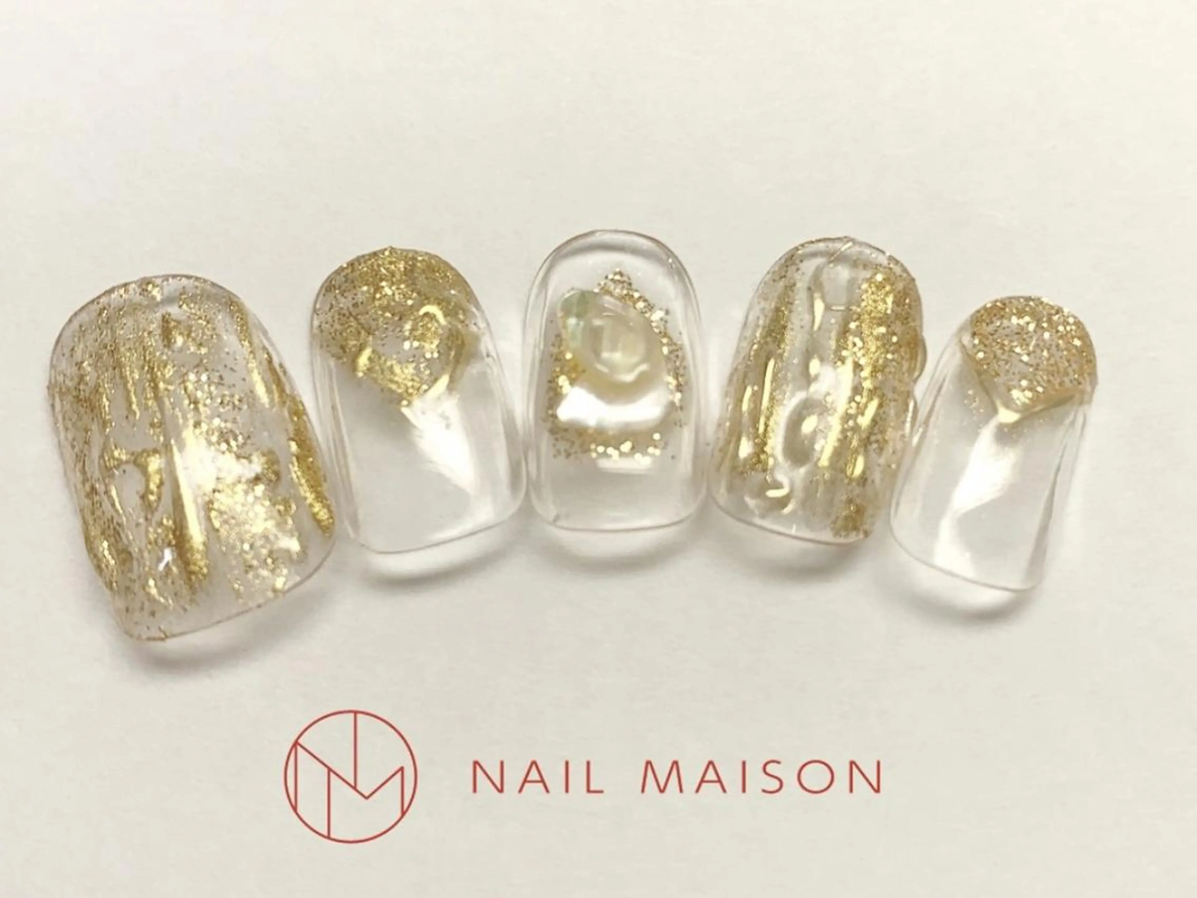 ネイル クリアネイル T RIRIKAのネイルデザイン