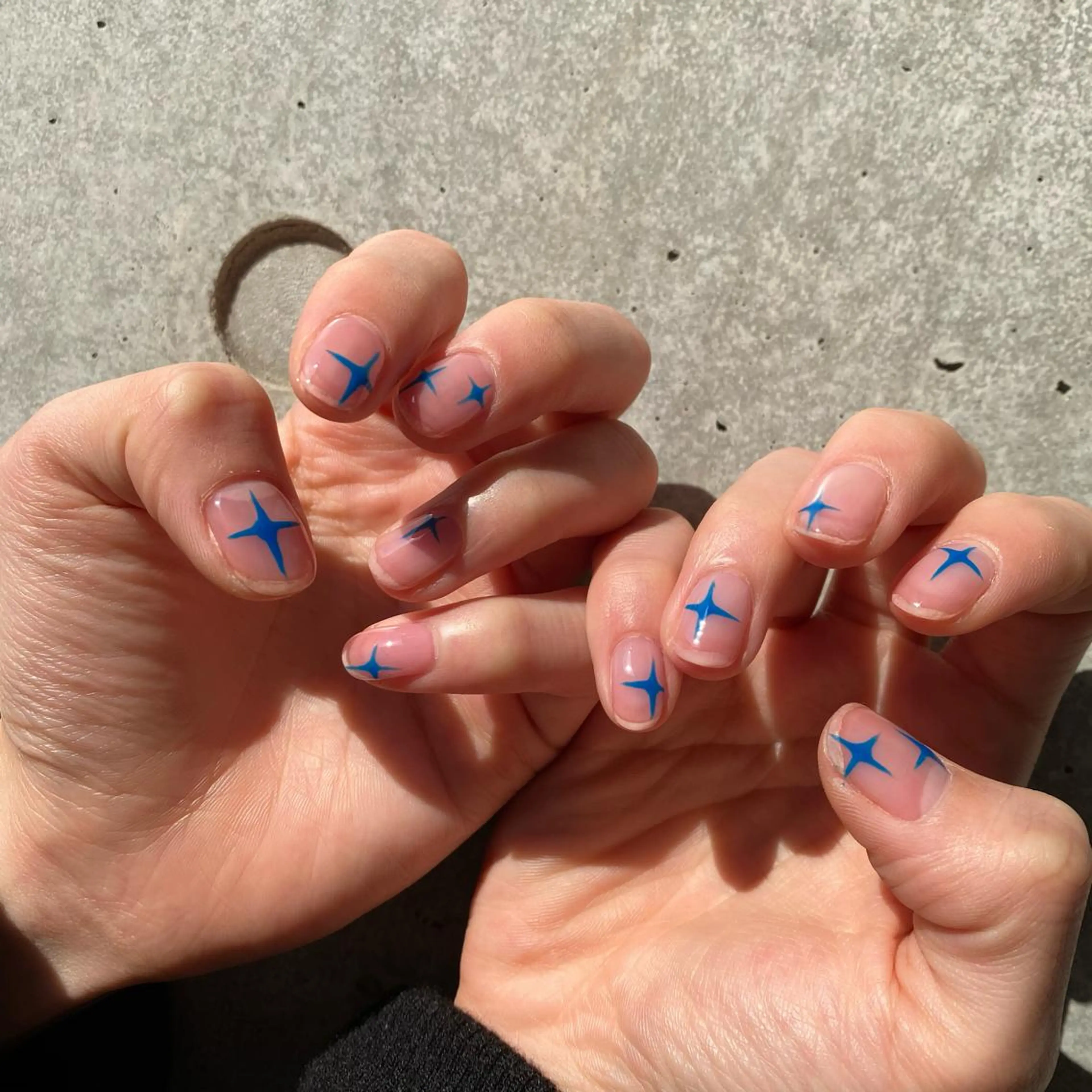 ネイル 氷ネイル・うるうるネイル 韓国ネイル ハンドネイル Nail by Licorneのネイルデザイン