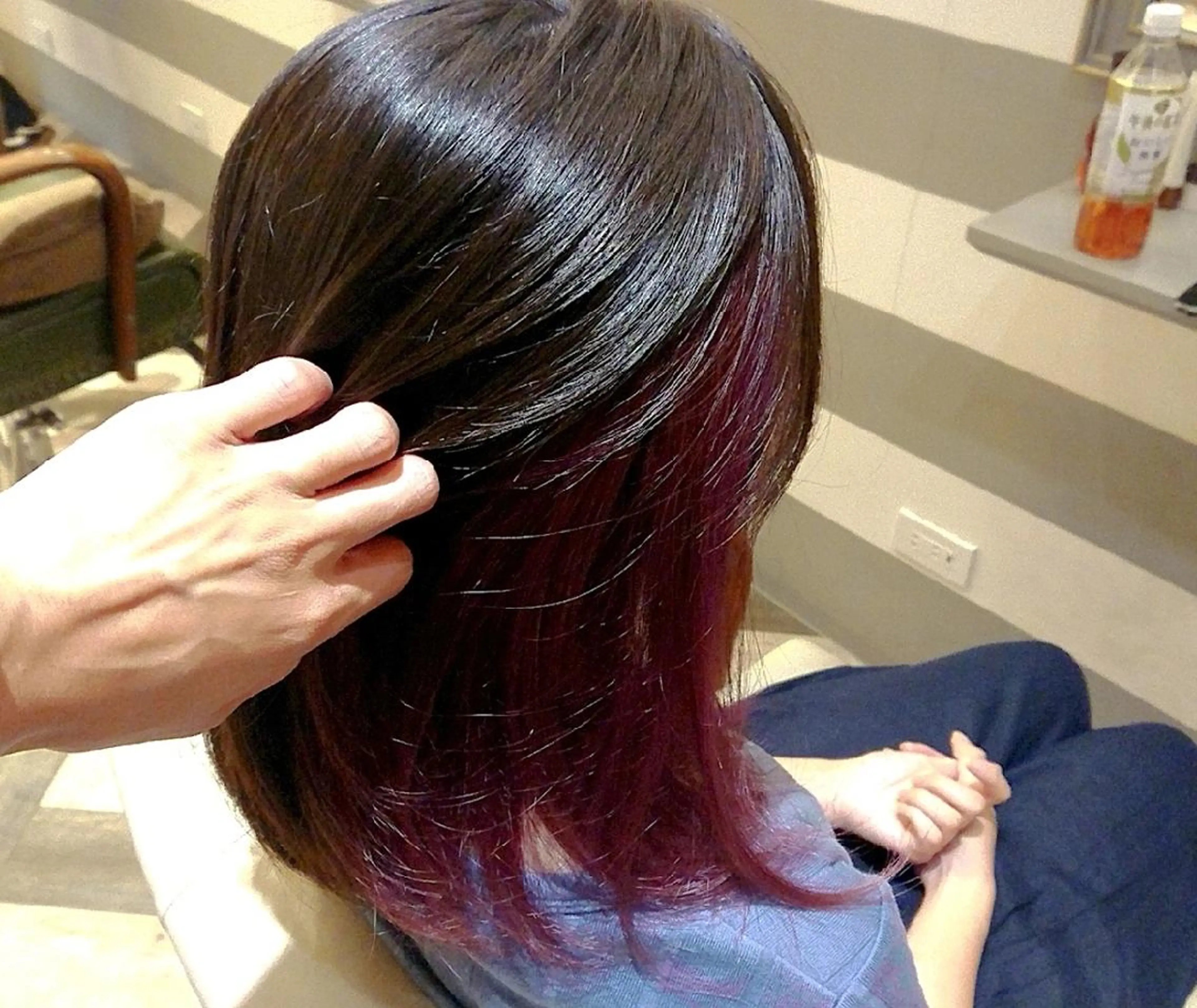 ミディアム ヘアカラー トリートメント 渡辺 康行のヘアスタイル